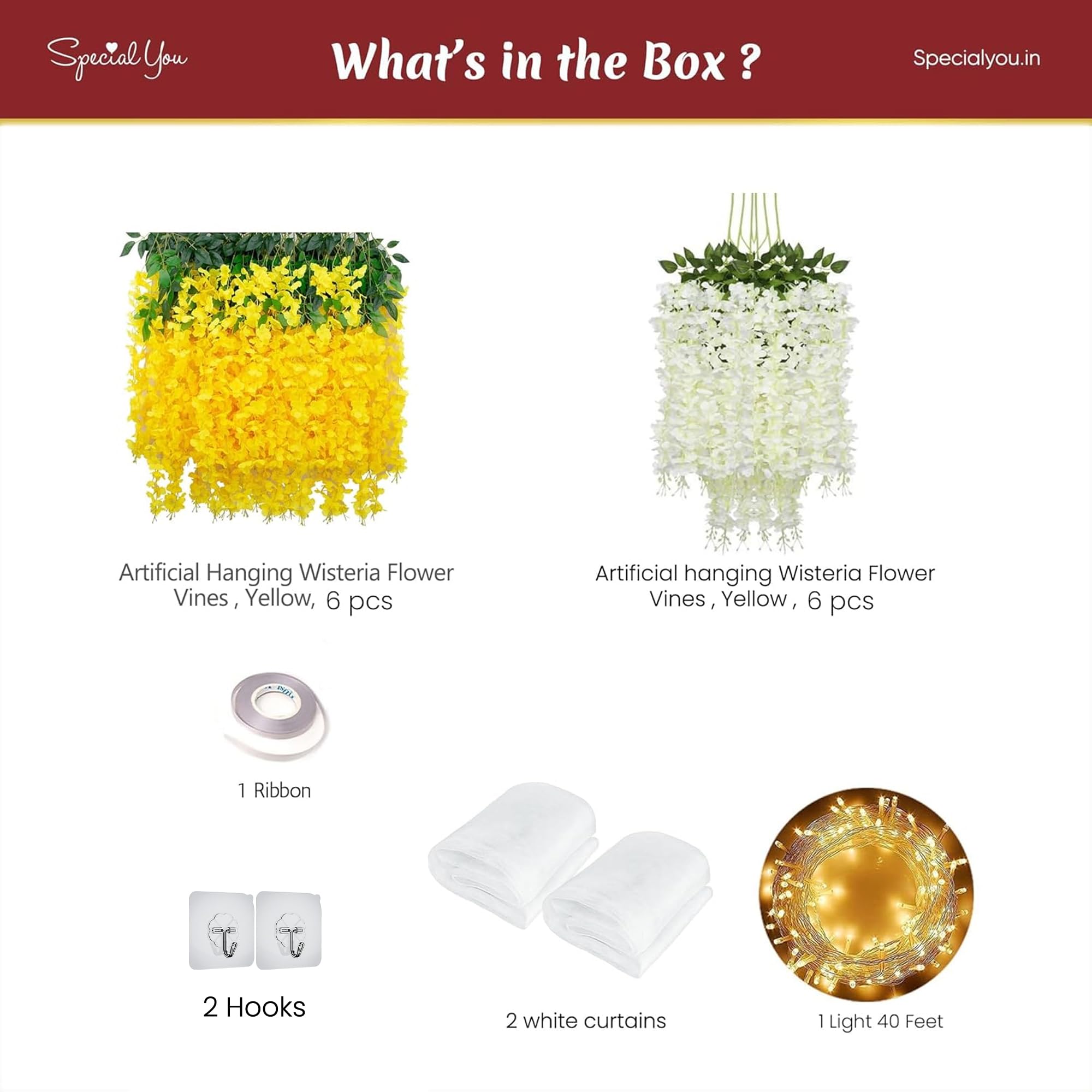 Divine Diwali Yellow Decor Kit