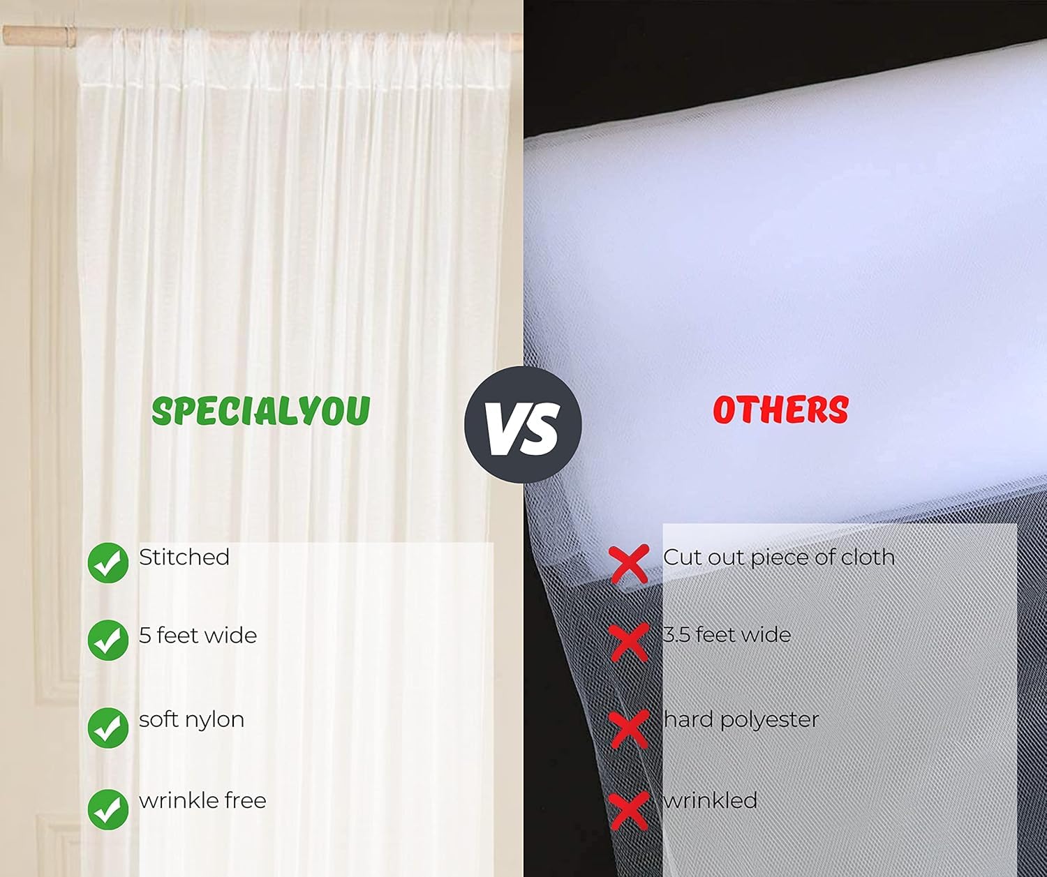 Happy Nikaah Decoration with Curtains and Fairy light - Special You