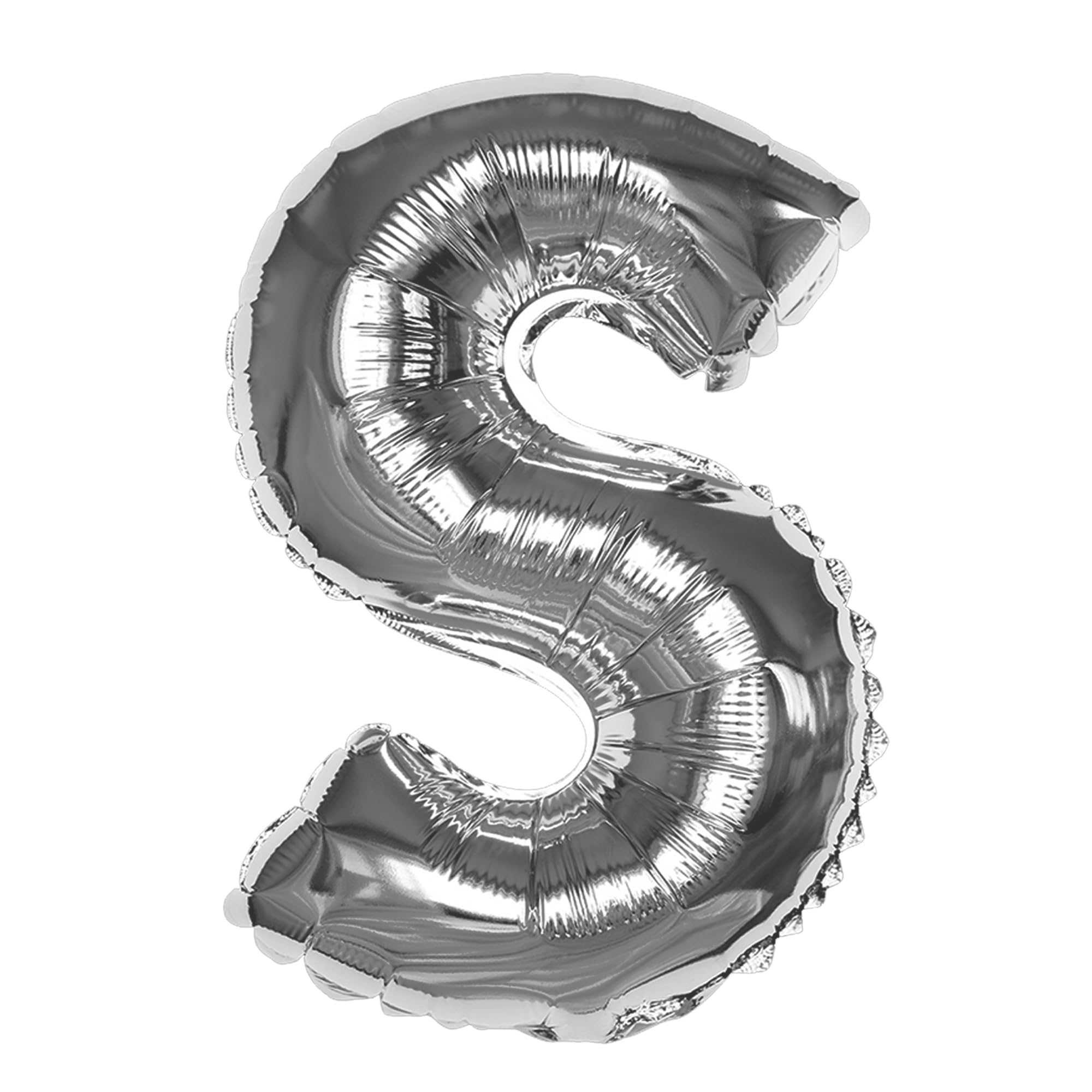 Silver S Letter Foil Balloon - Special You