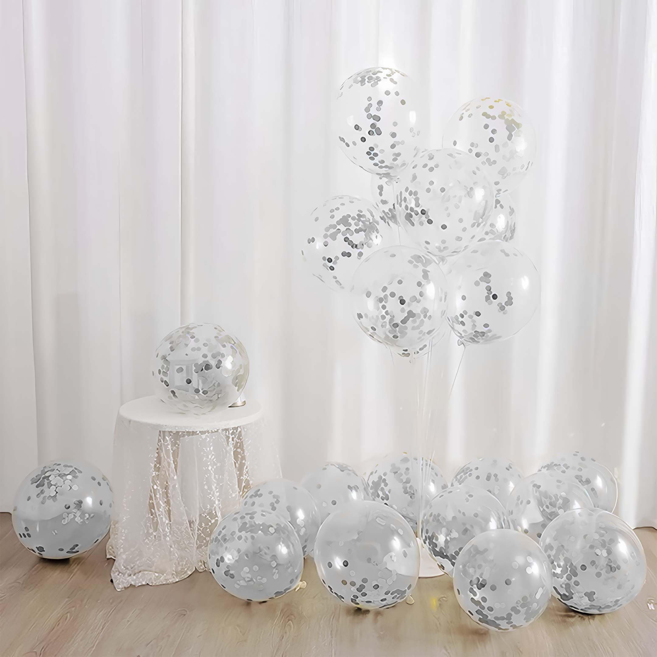 10 confetti balloons
