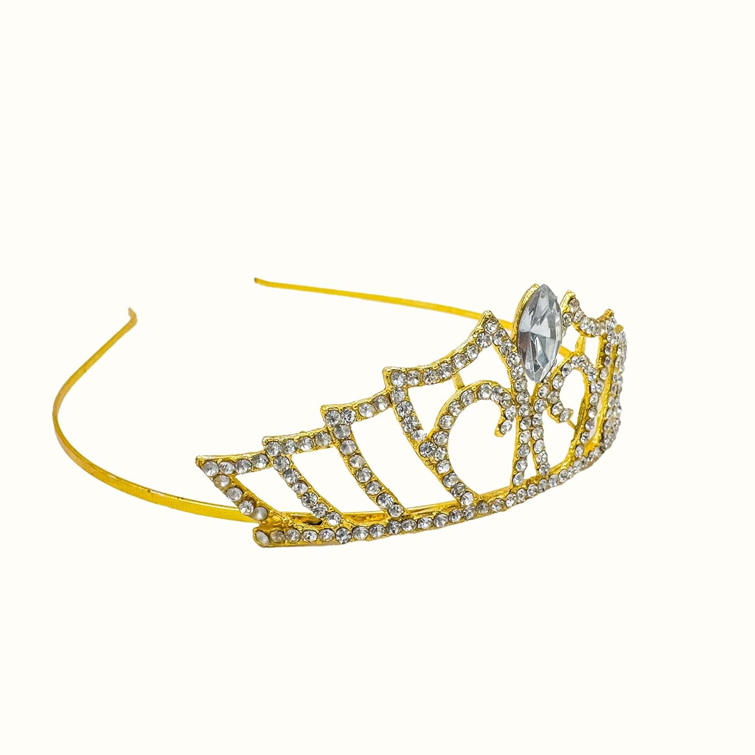 Tiara Gold crown for Girls Birthday