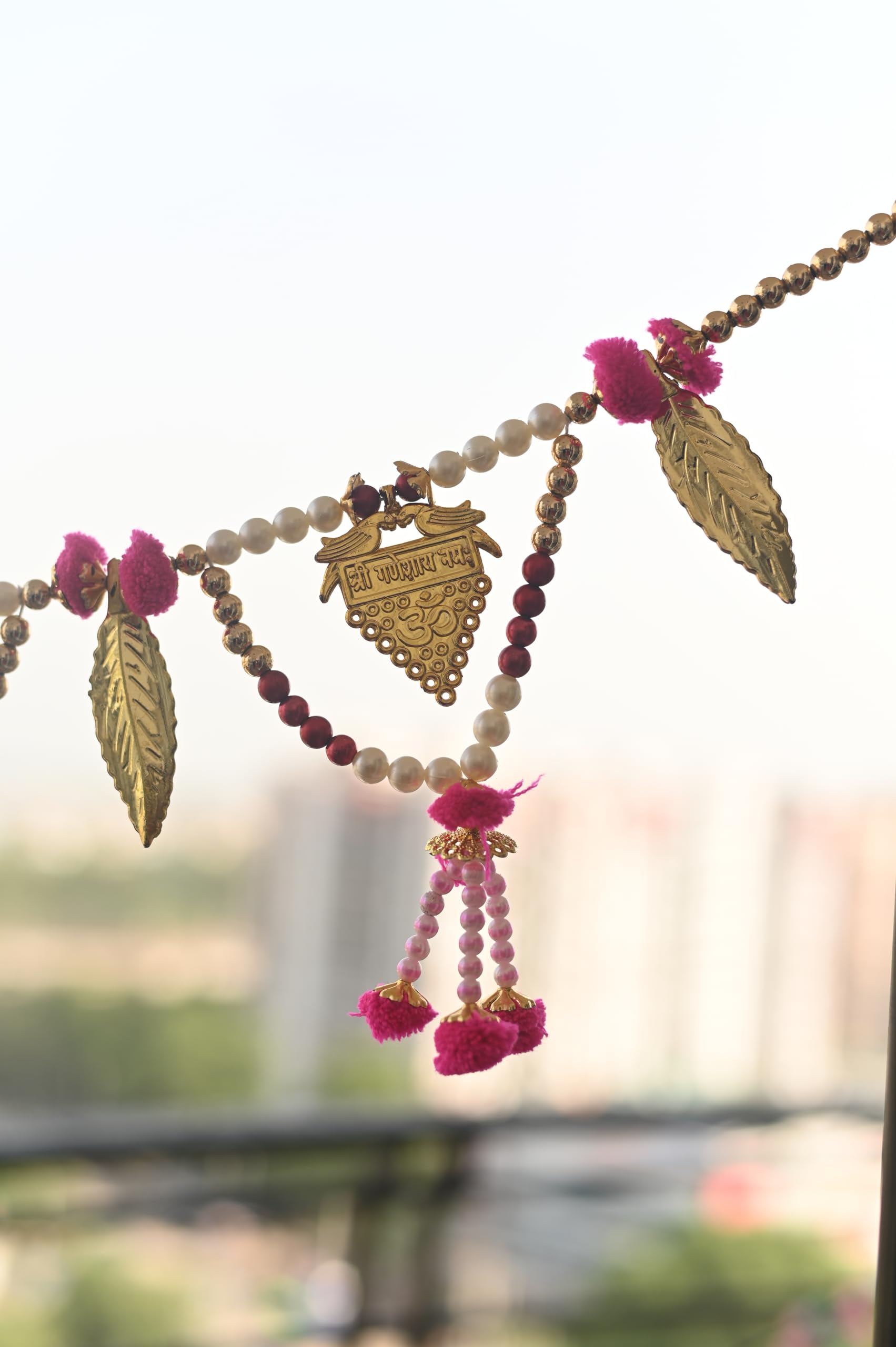 pink welcome hanging