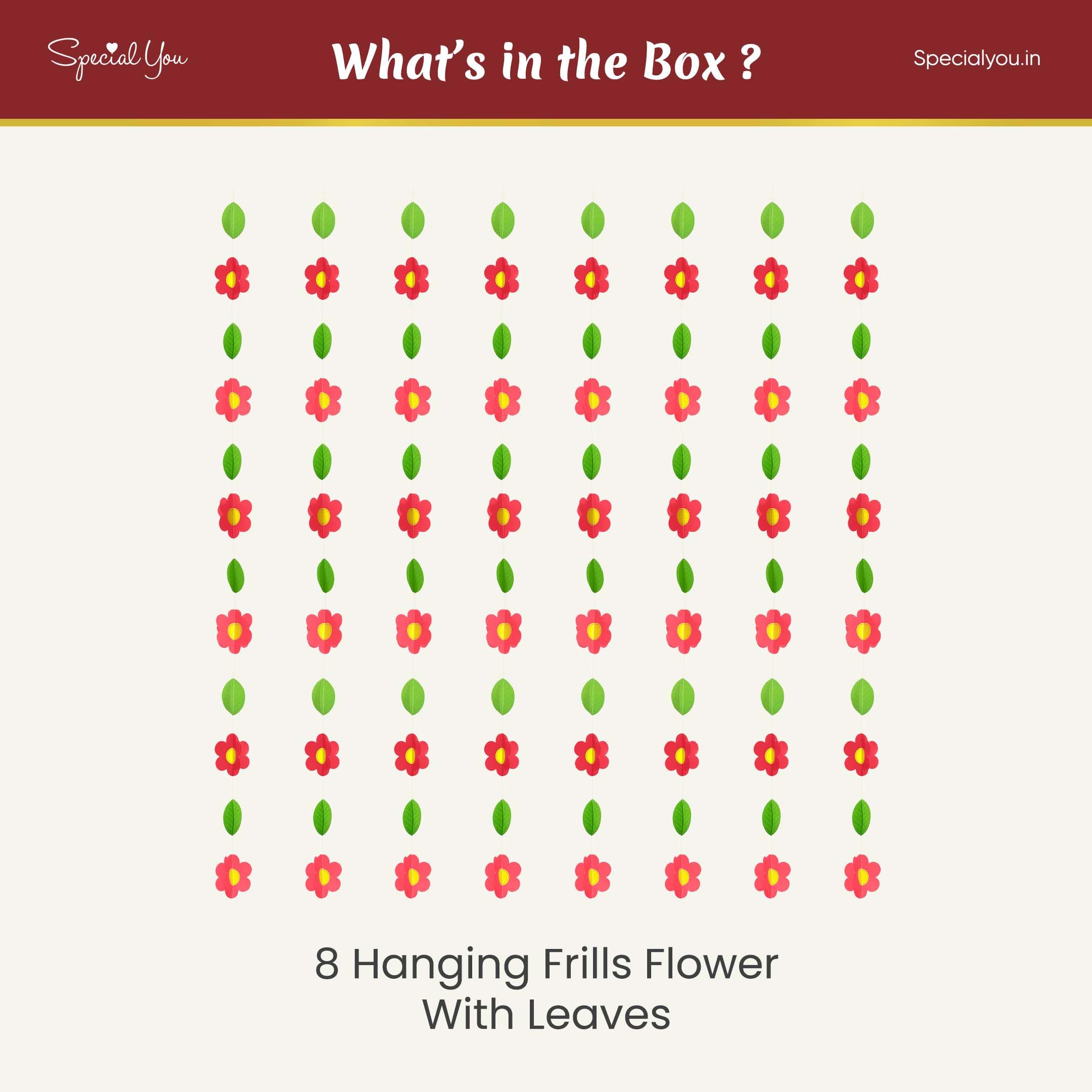 3D flower Hanging Decoration Items