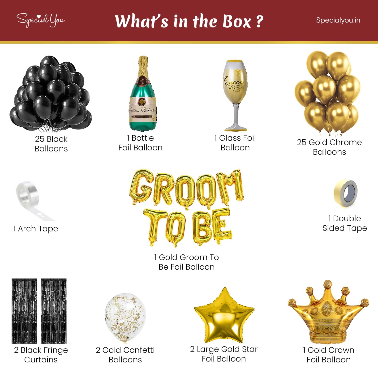 Groom to Be Decoration Kit