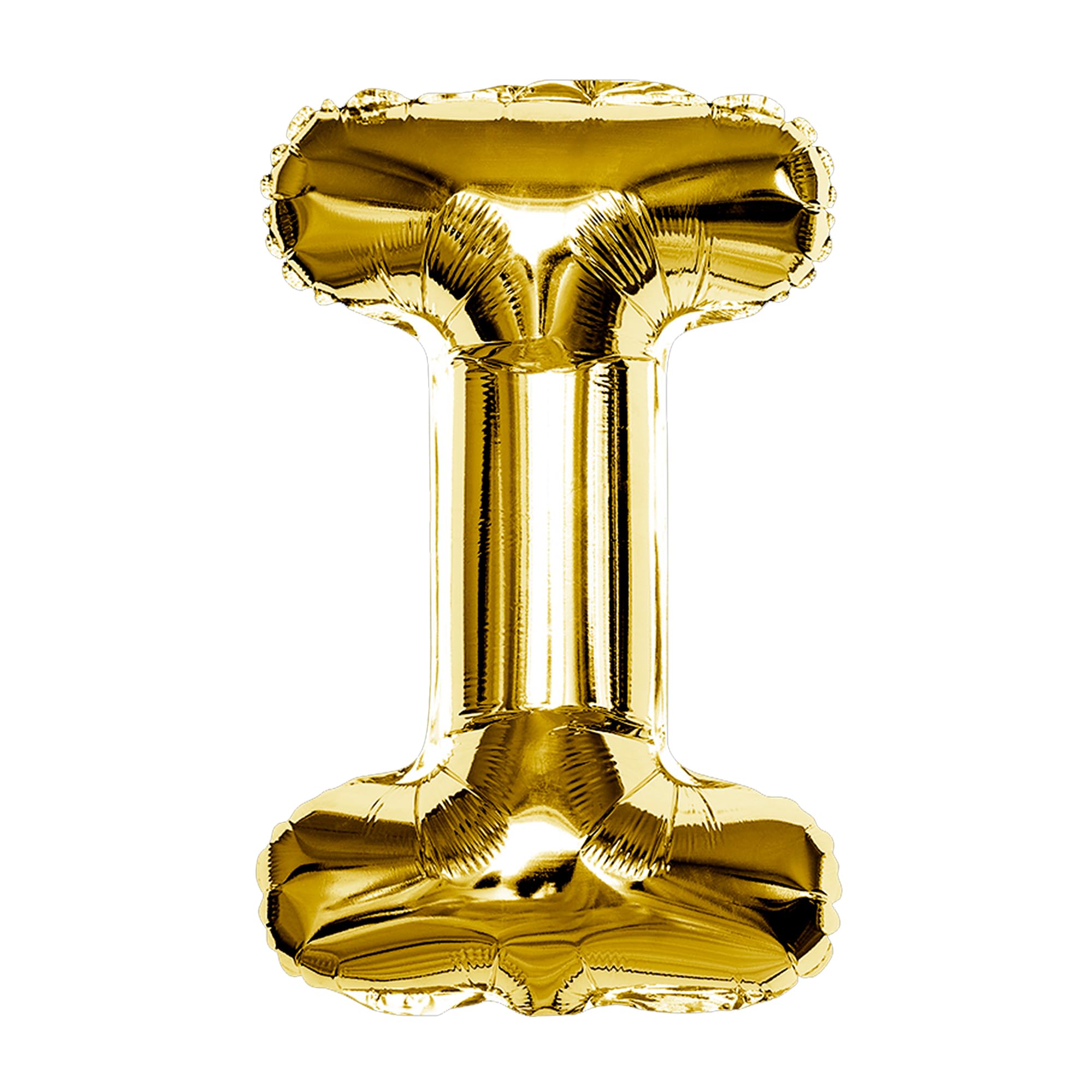 Gold I Letter Foil Balloon