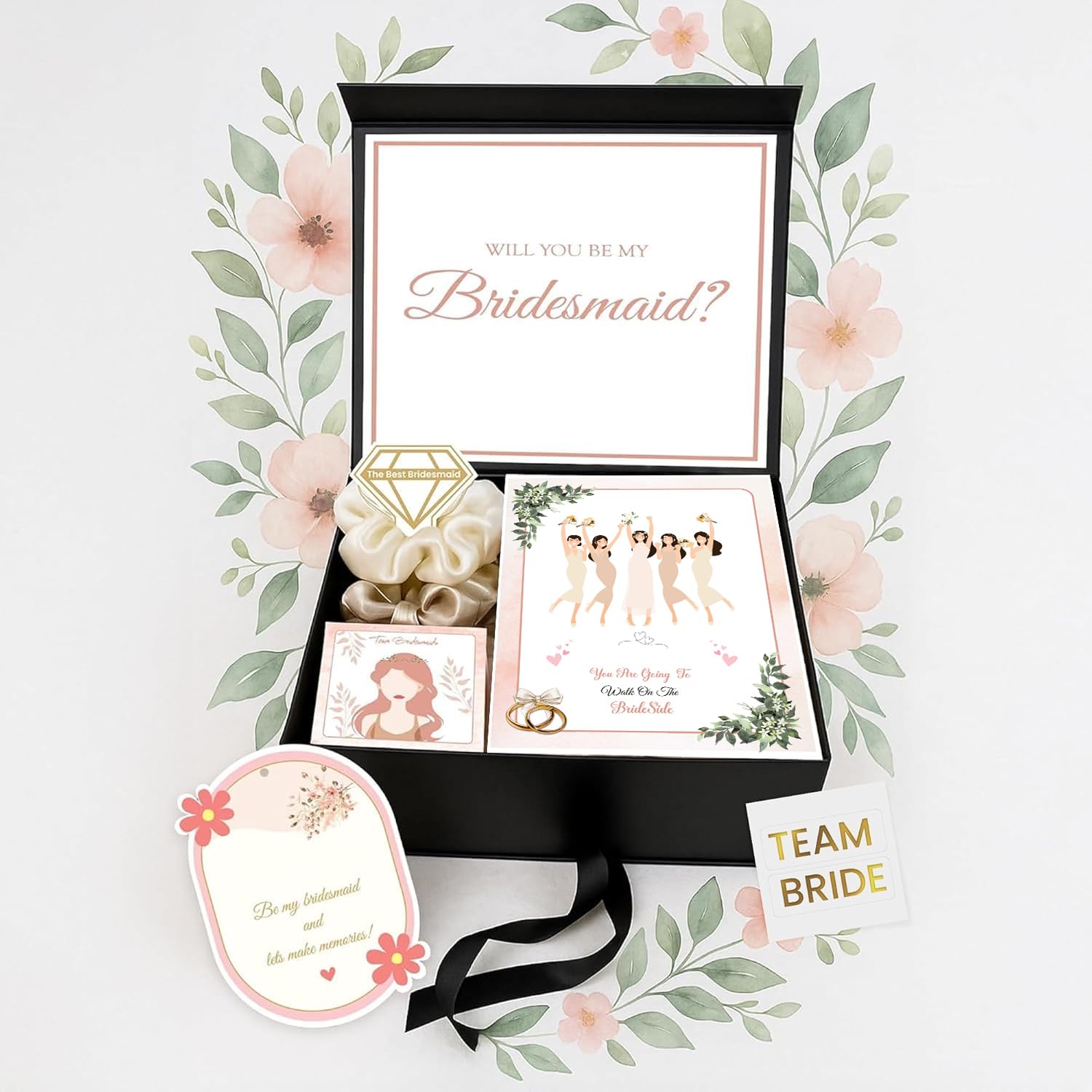 Bridesmaid Proposal Card & Sticker Set