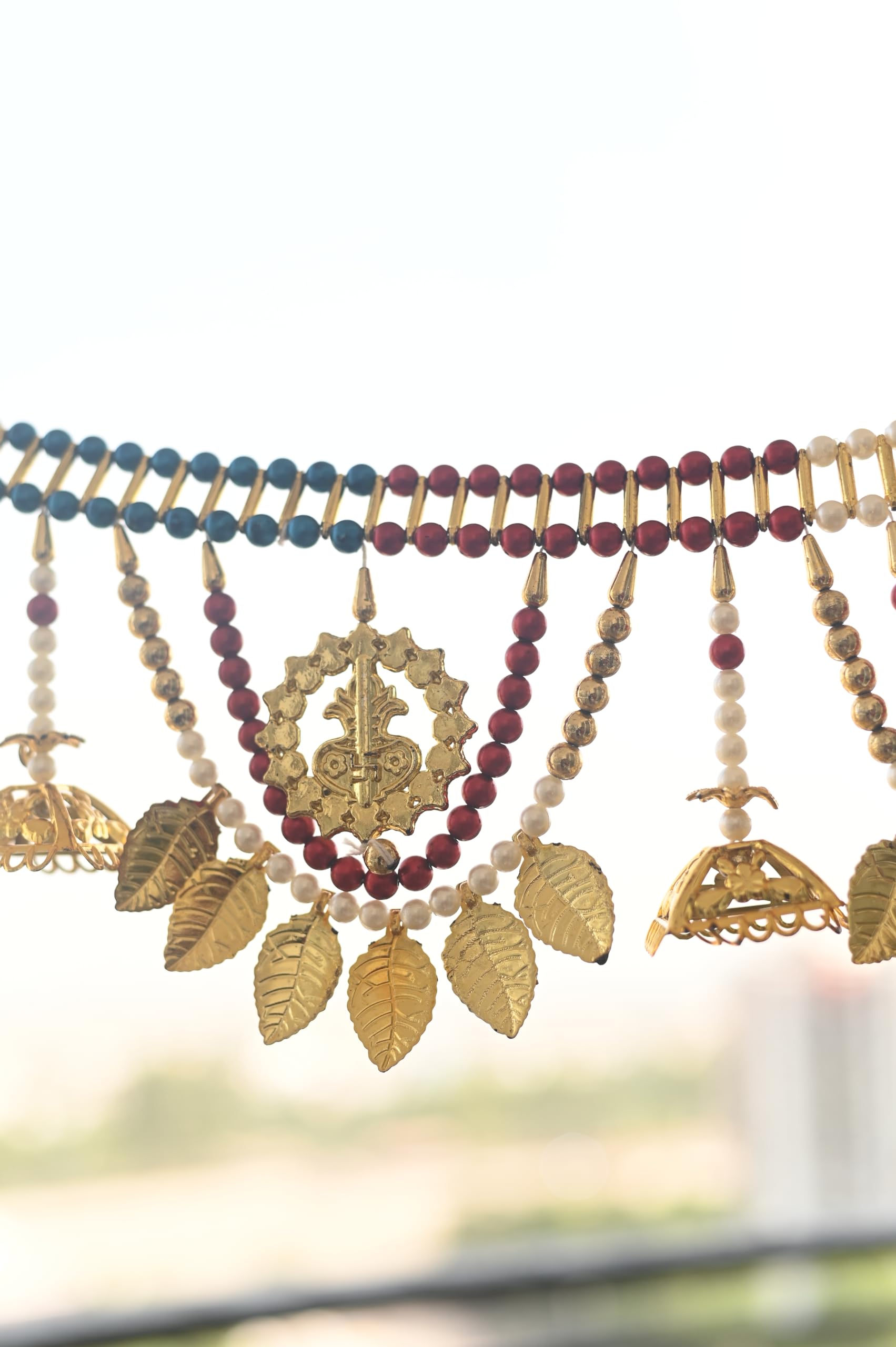 Multicolor Heavy Beads Hanging Toran for Diwali