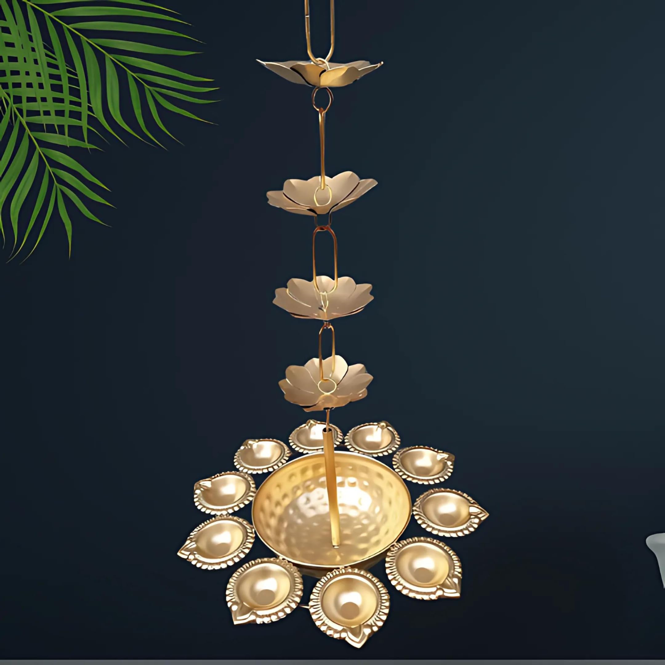 Diya Hanging Urli Set for Decoration