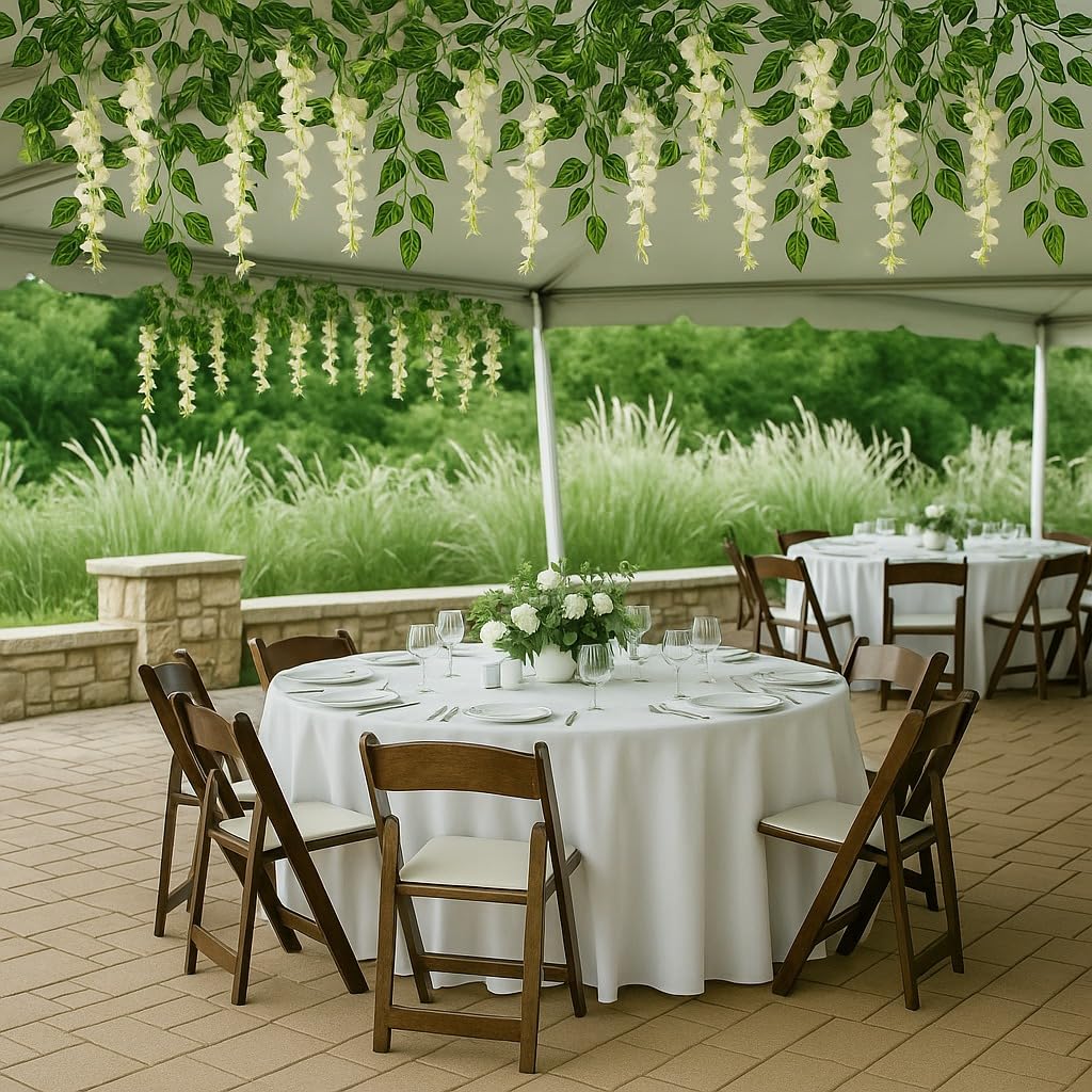 Backdrop Decoration Wisteria Hanging Flowers-14 pcs