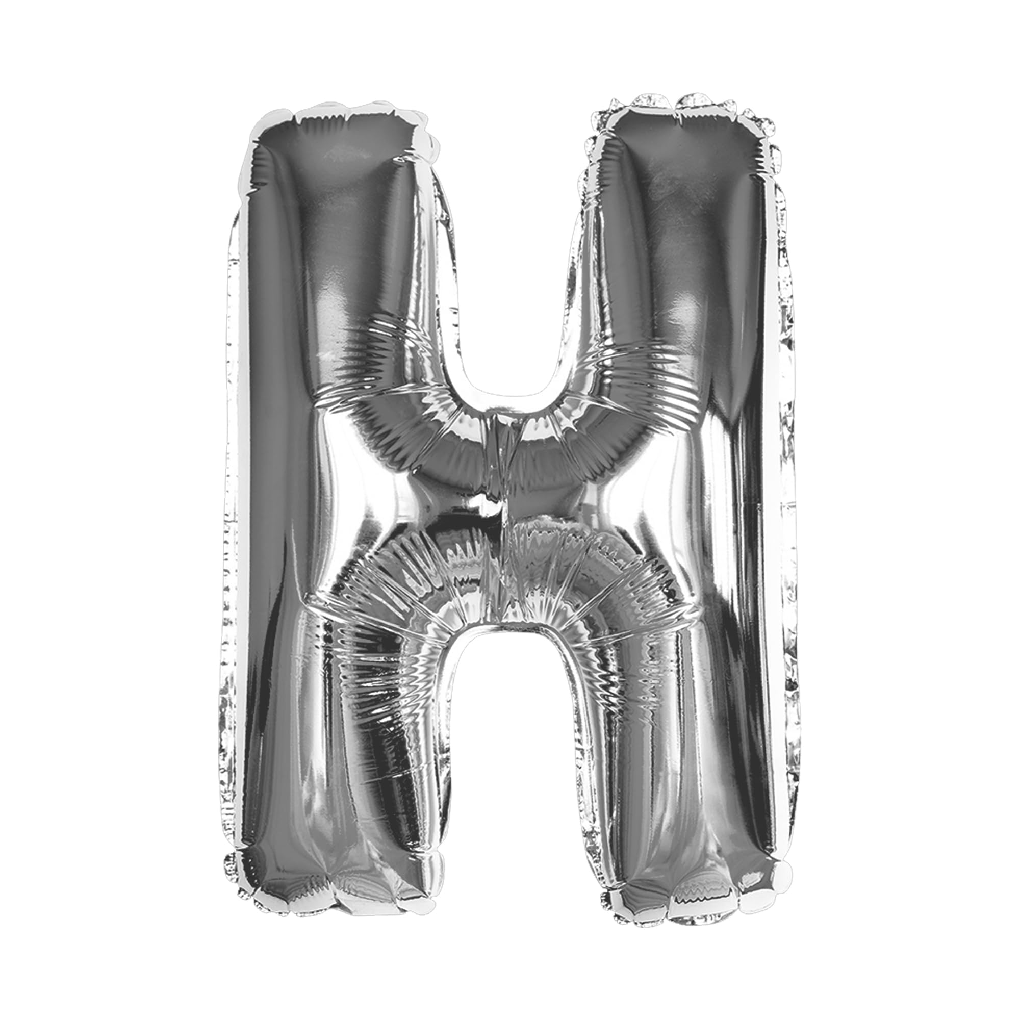 Silver H Letter Foil Balloon