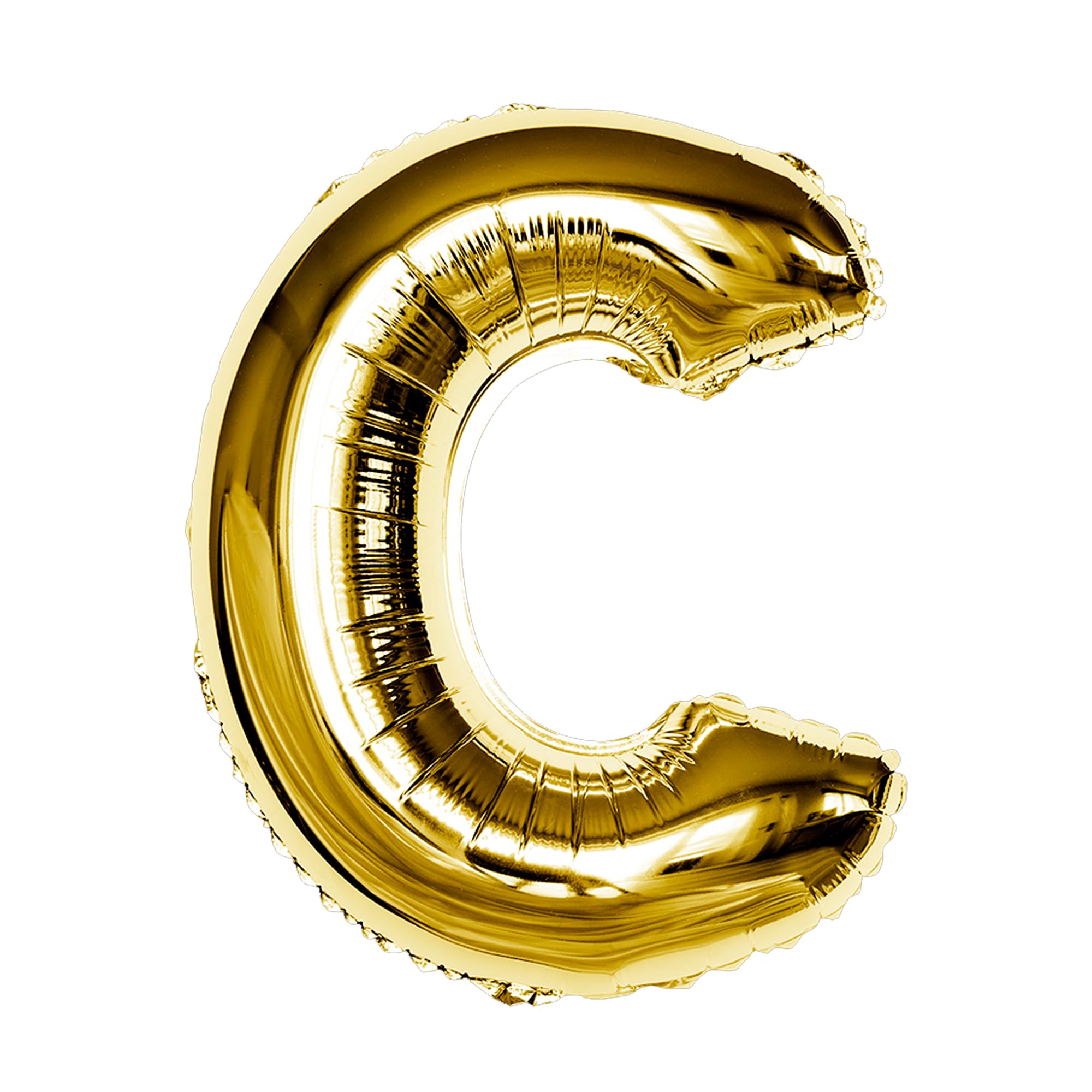 Gold C Letter Foil Balloon