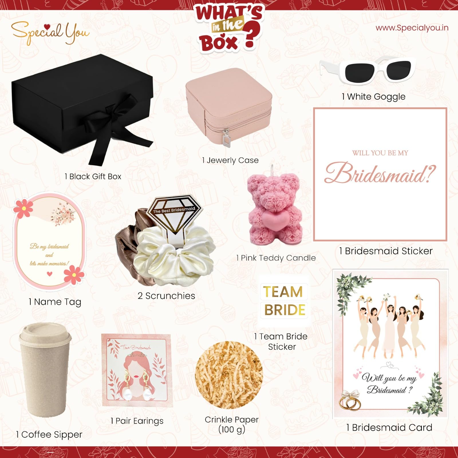 Bridesmaid Gifts Hamper