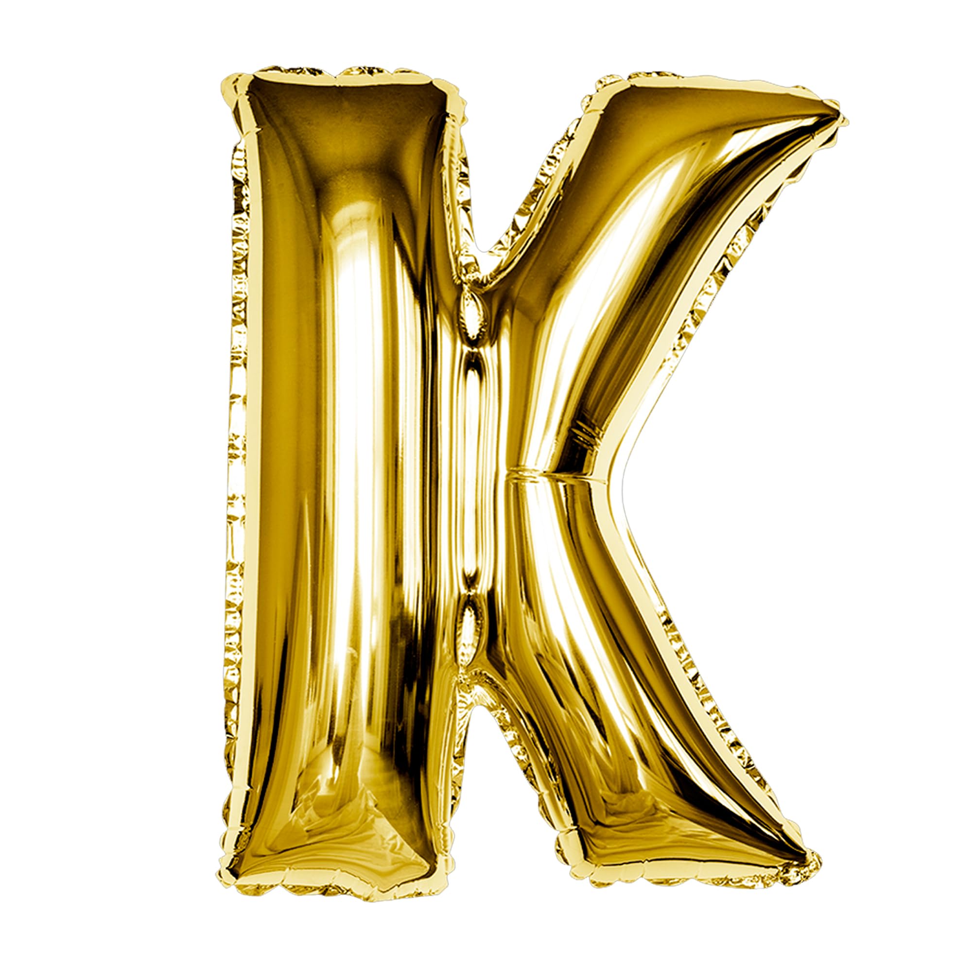 Gold K Letter Foil Balloon