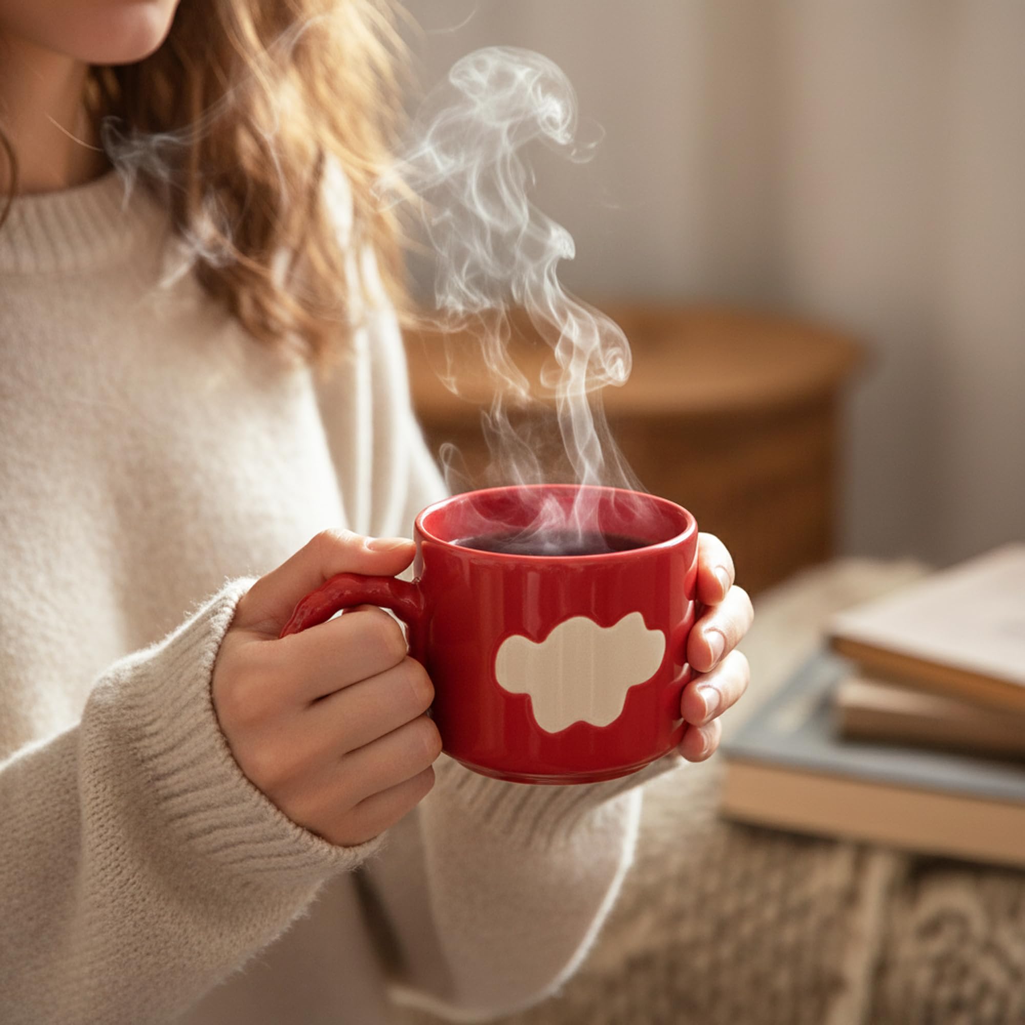 Red Cloud Ceramic Coffee Mug