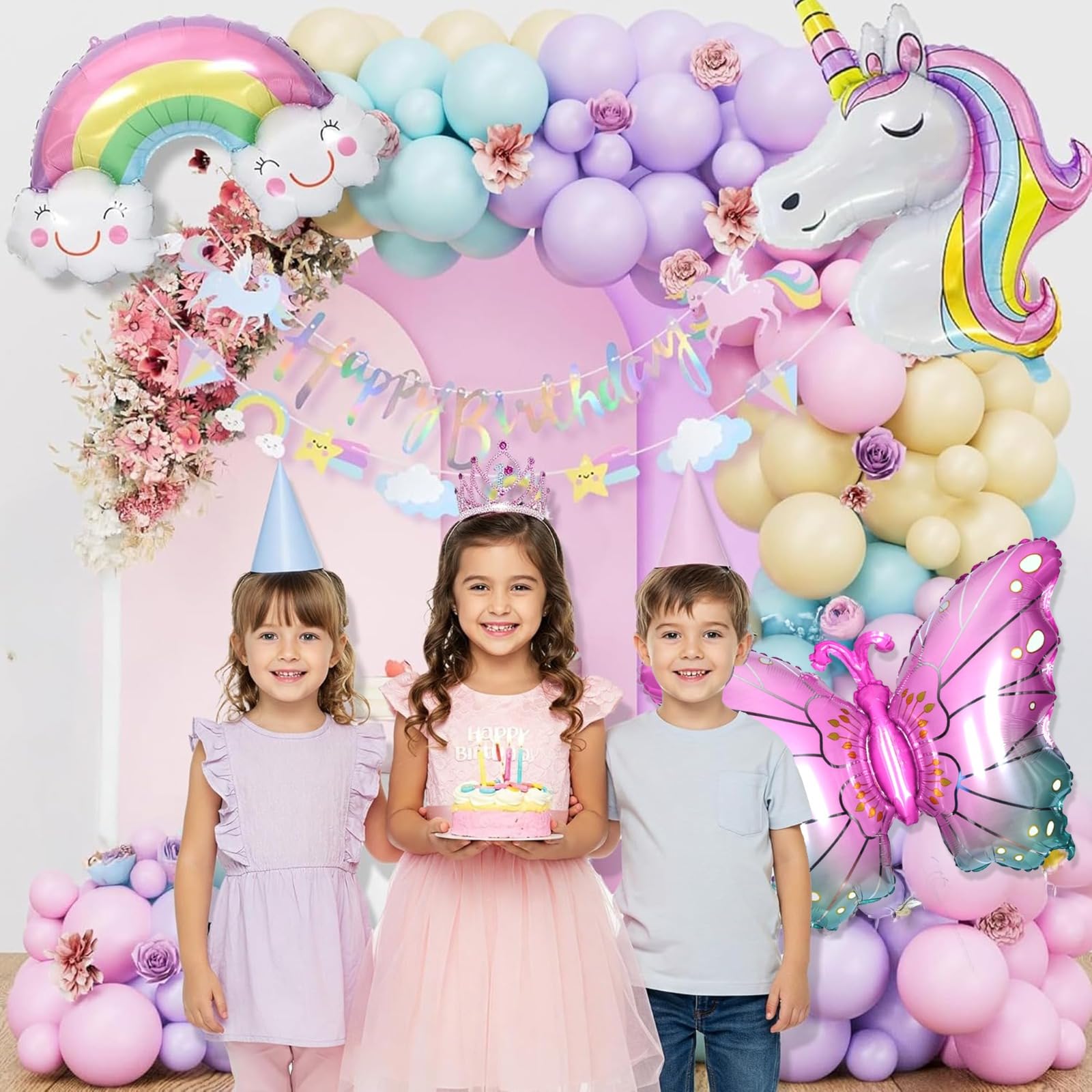Unicorn Theme Birthday Decoration Kit