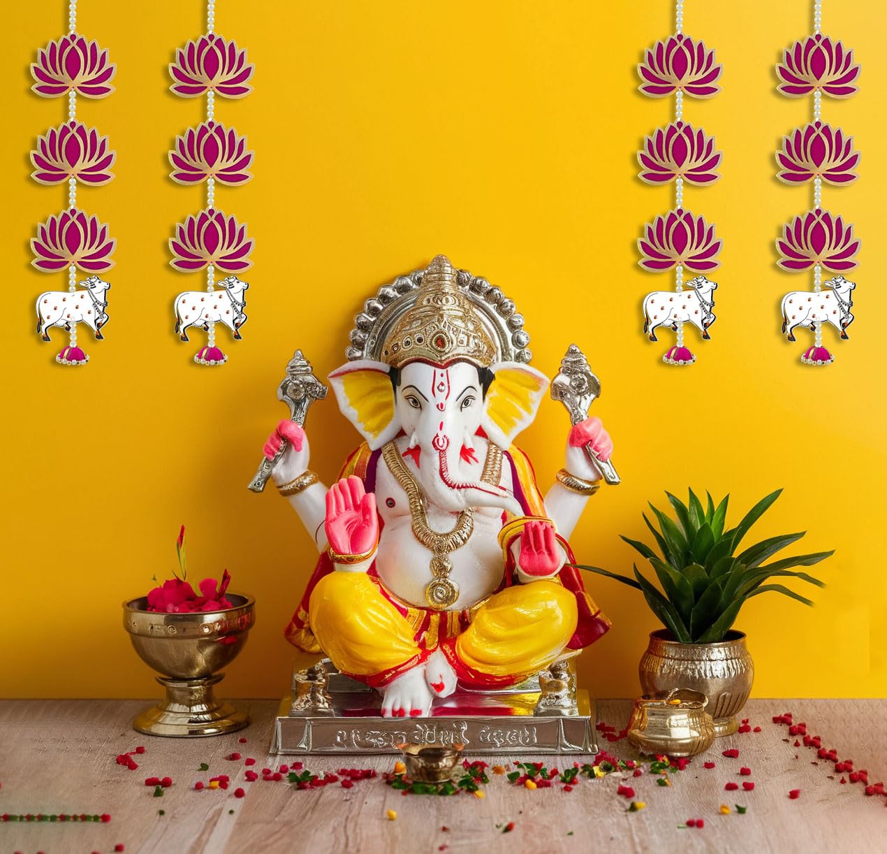 Lotus Hanging for Ganpati Decor