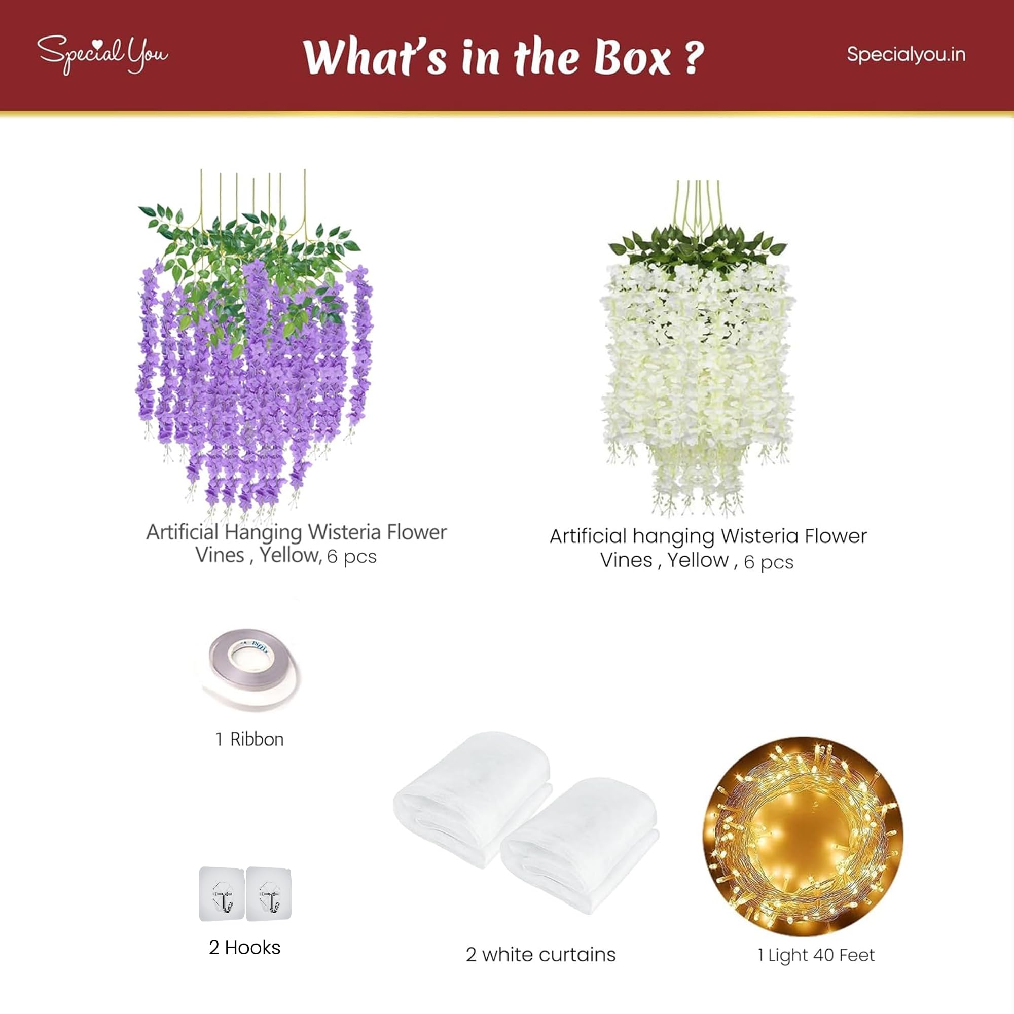 Divine Diwali Purple Decor Kit