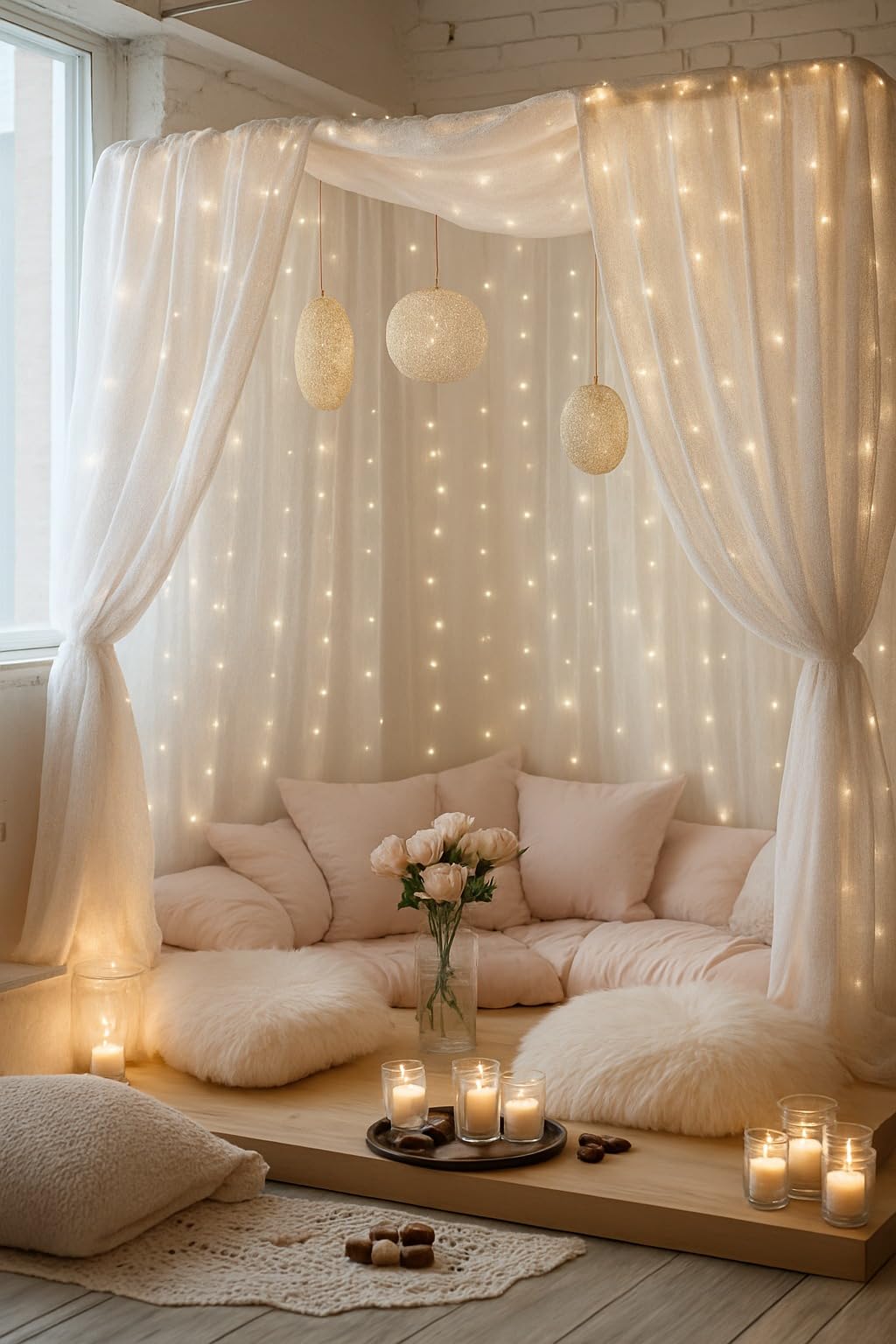 White divine Diwali Decor Kit