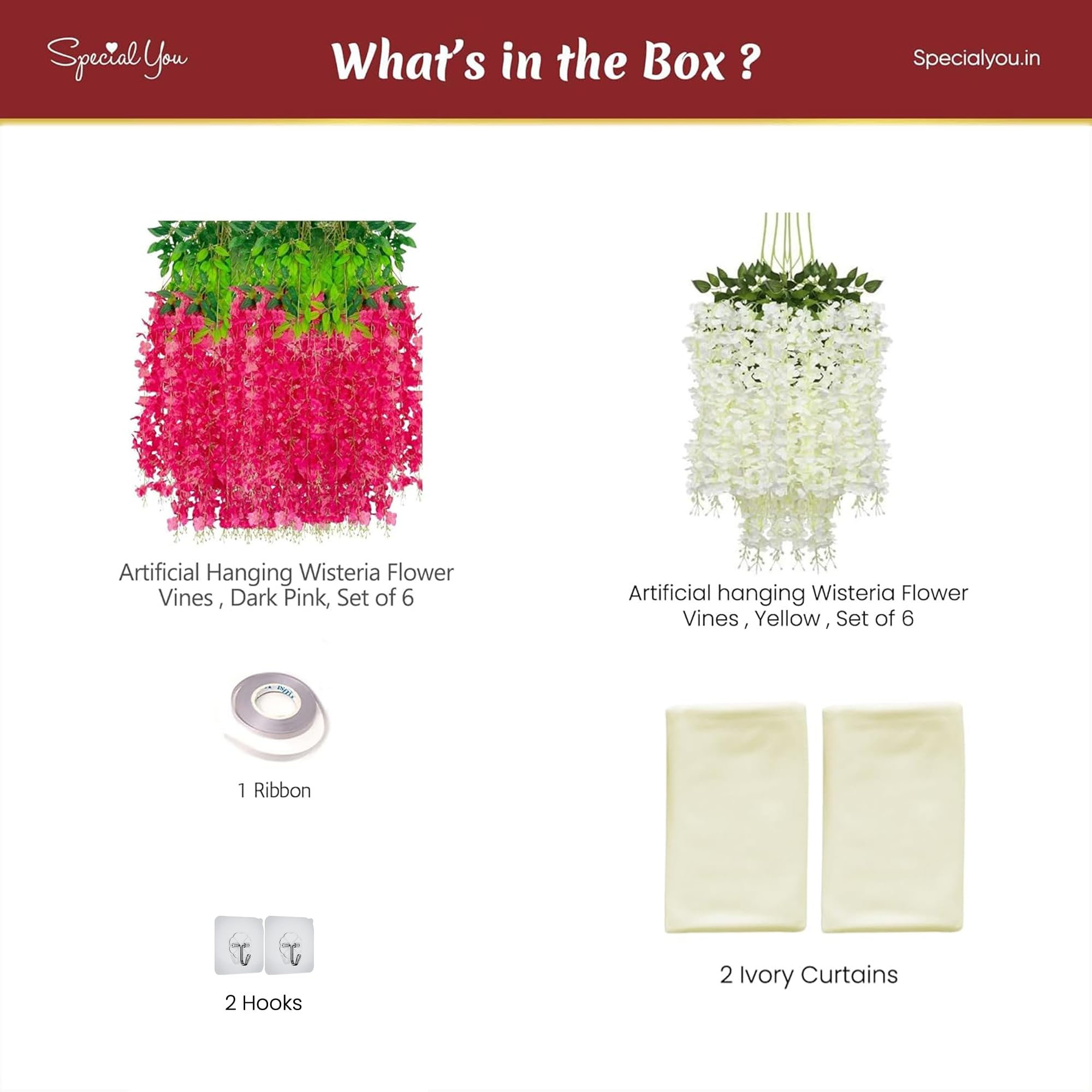 Traditional Red Diwali Decor Kit