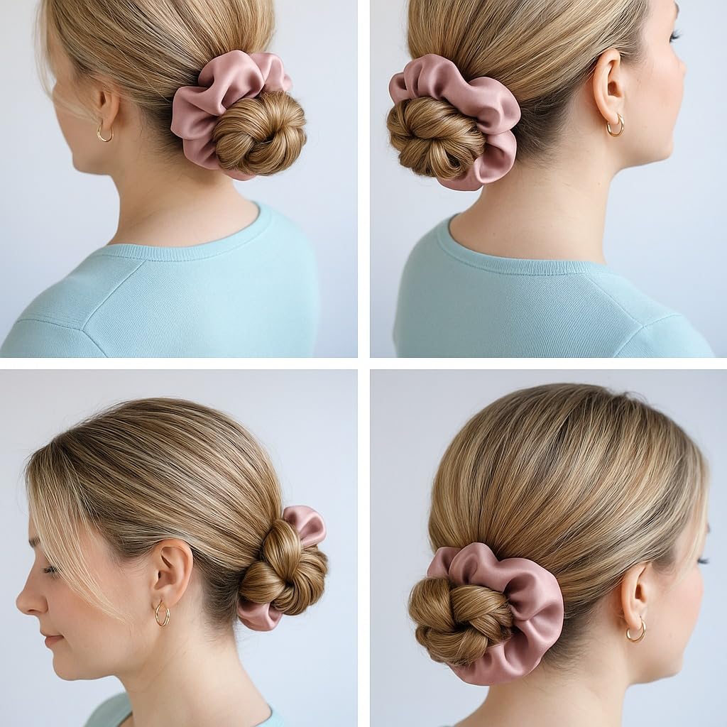 3 Mulberry Hair Scrunchies
