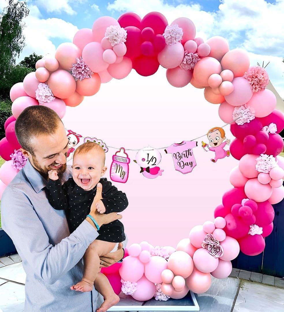 Baby girl Half Birthday DIY kit