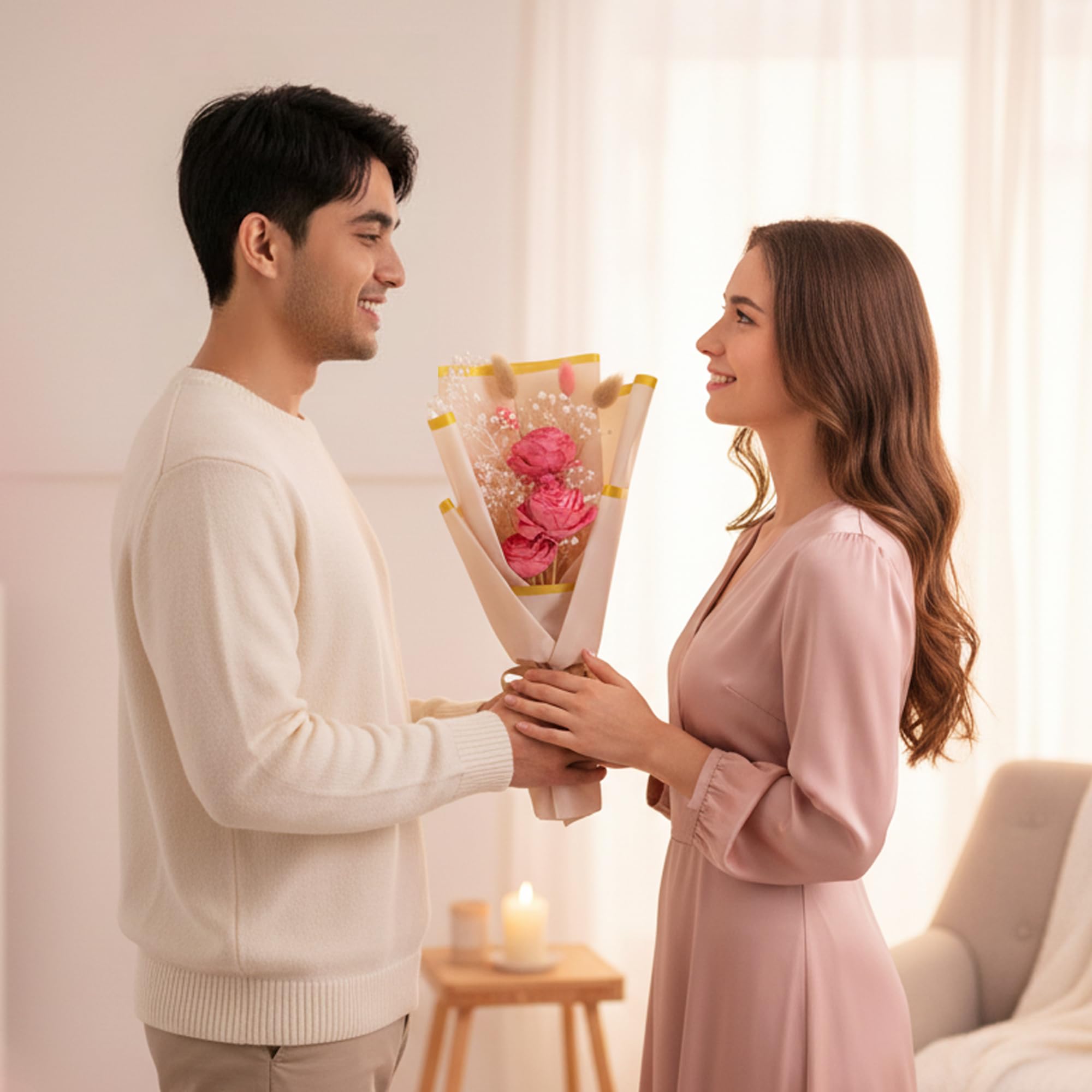 Dried Flower Bouquet for Gift