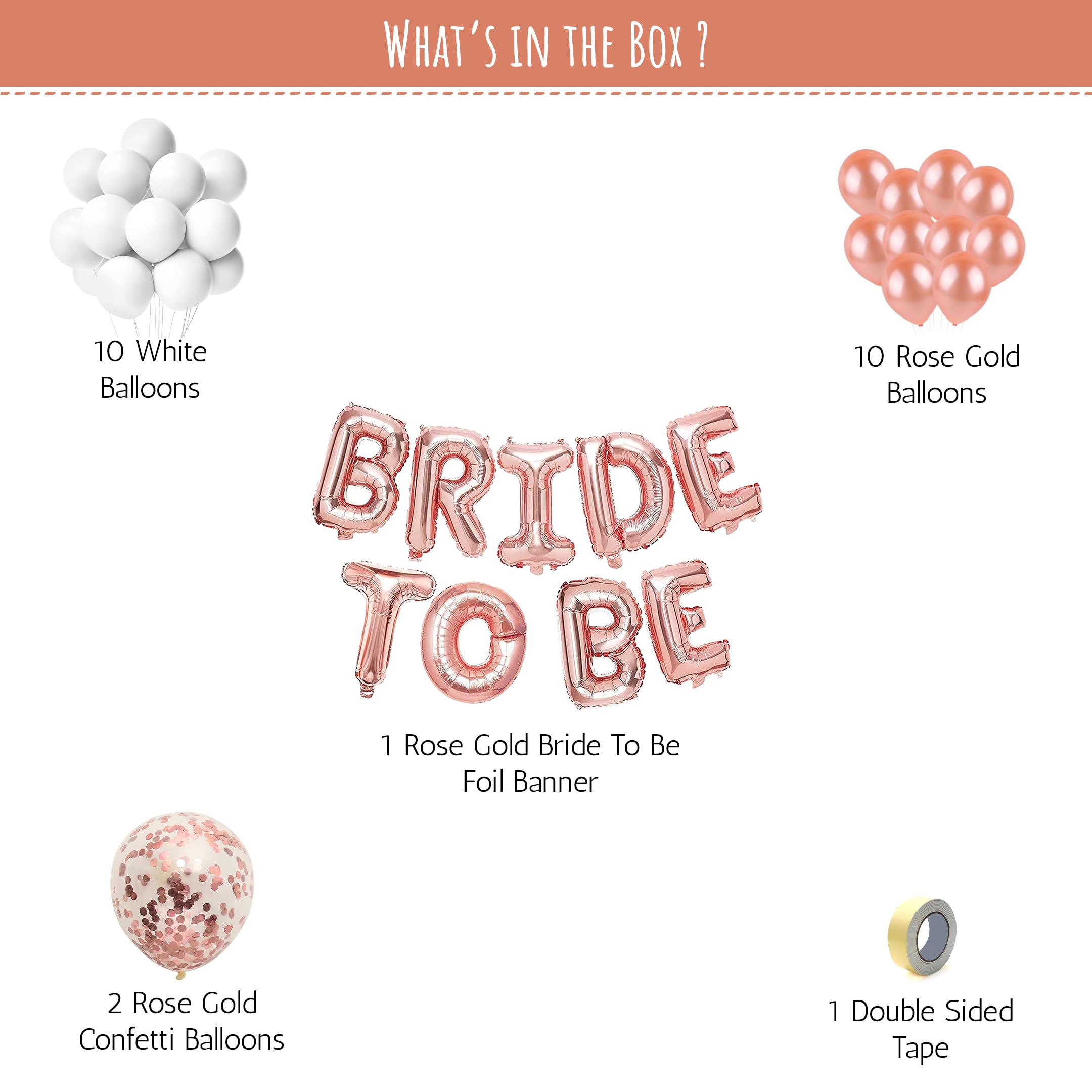 Bride to be DIY Decoration Combo