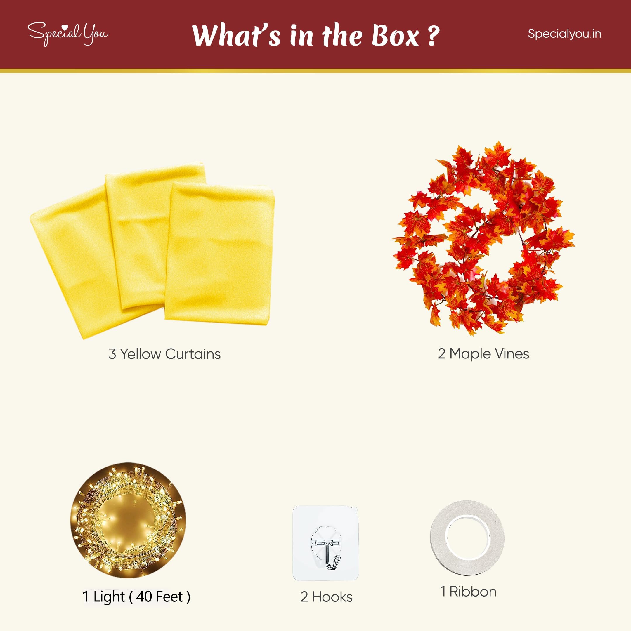 Decorate your Diwali with Yellow Curtains - Special You