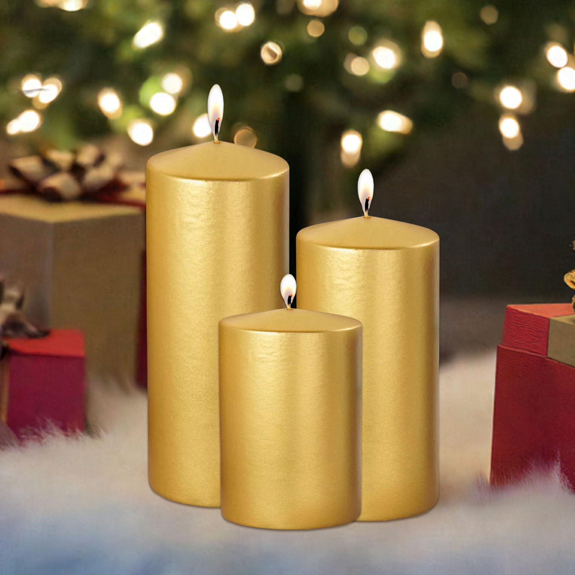 Golden Candles for Diwali