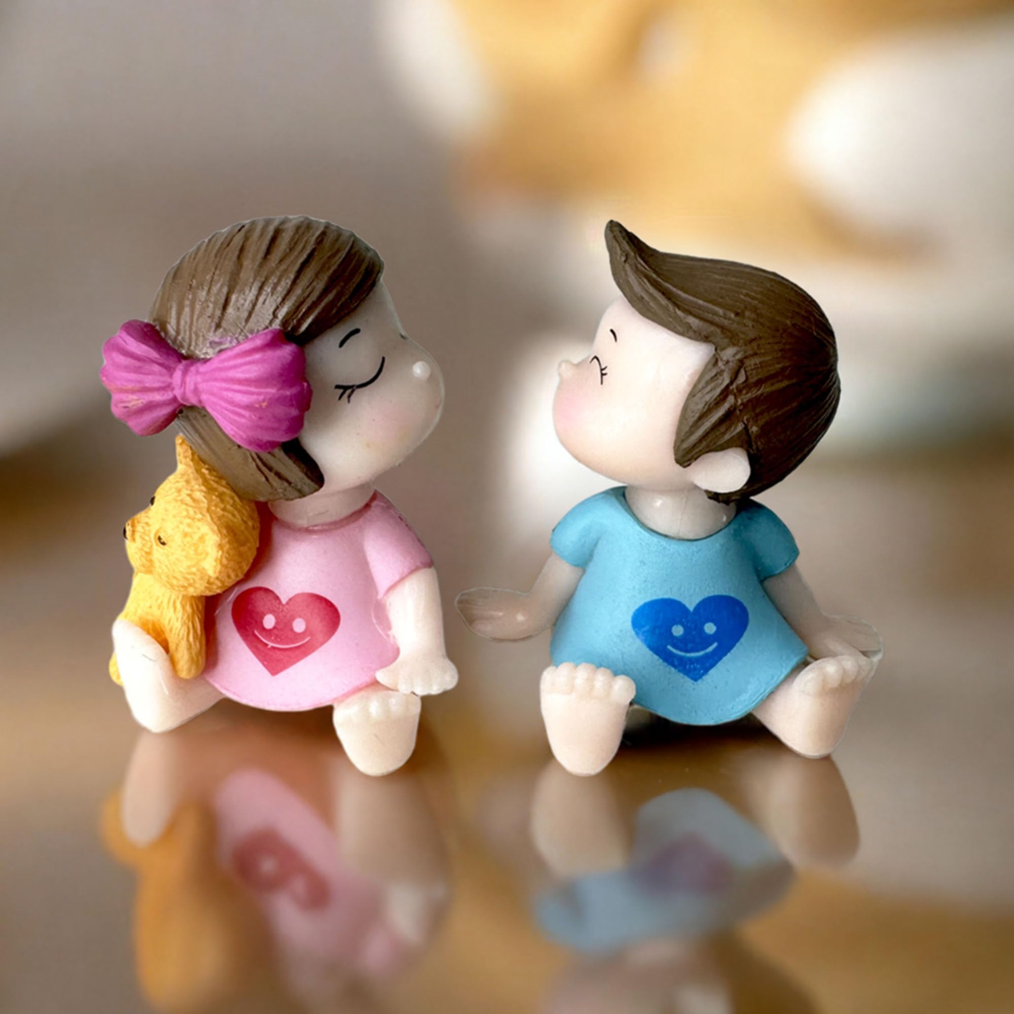 sitting couple Miniature for Valentine's Gift