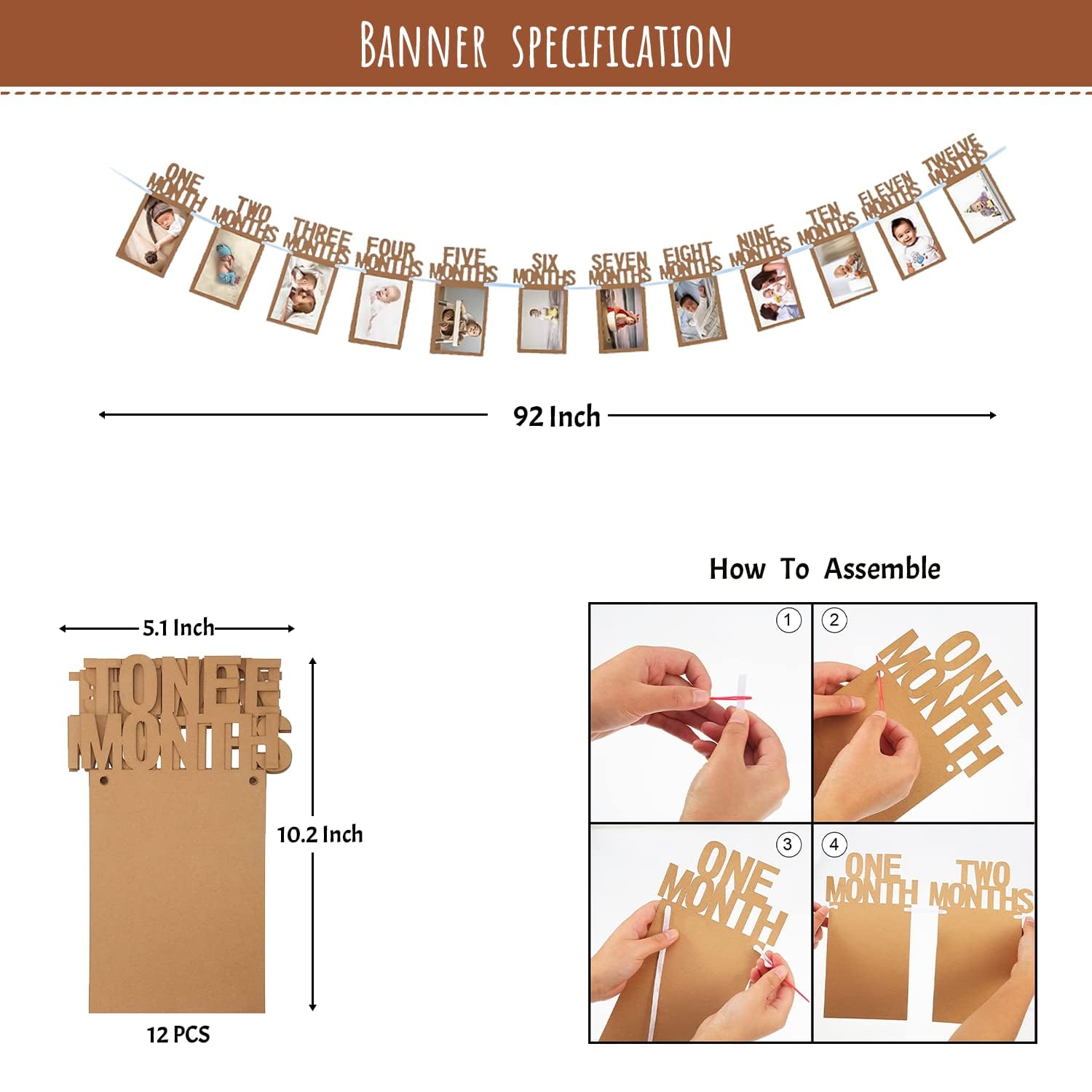 Monthly Photo Frames Paper - Special You