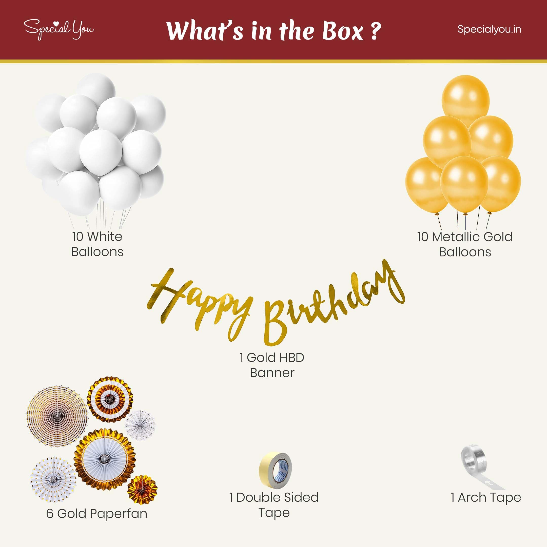Happy Birthday Decoration Item for Girls and Boys - Special You