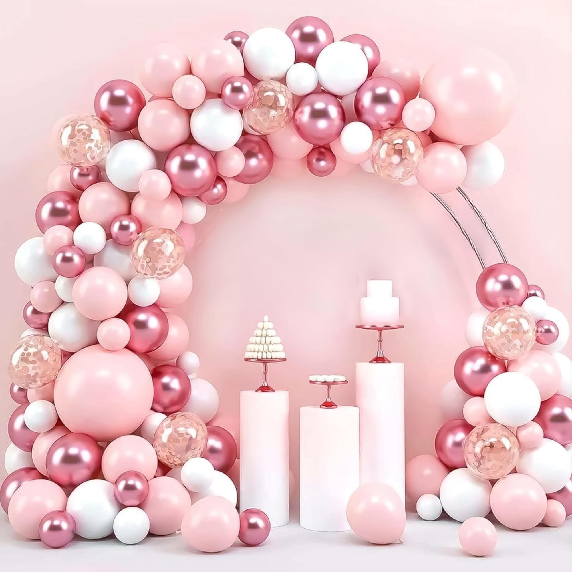 Pink & White Balloons Decoration Kit - Special You