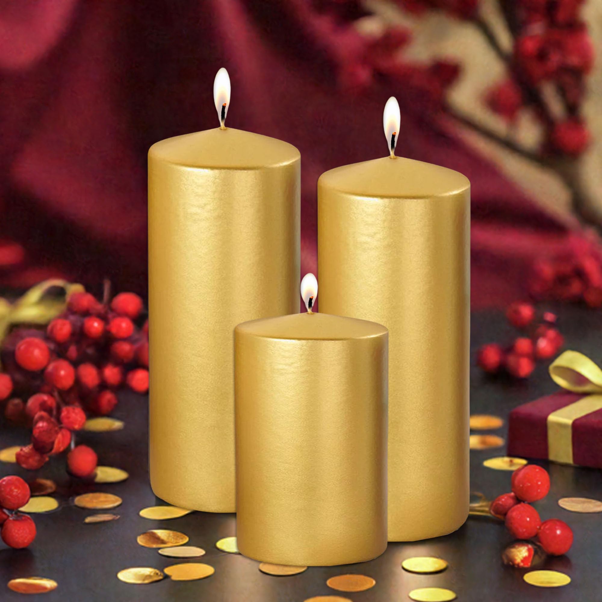 Golden Candles for Diwali
