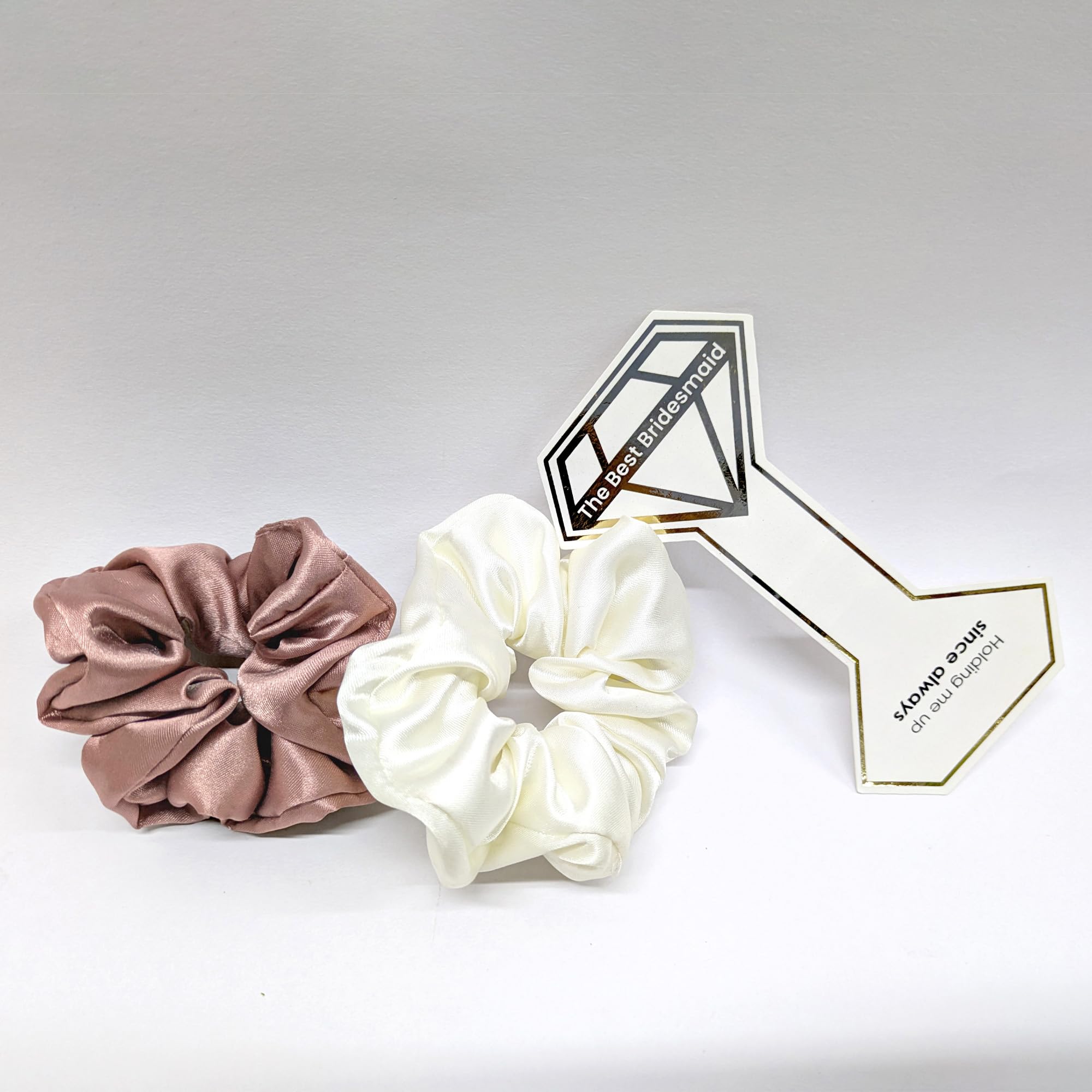 Elegant Satin Hair Scrunchies-10pcs
