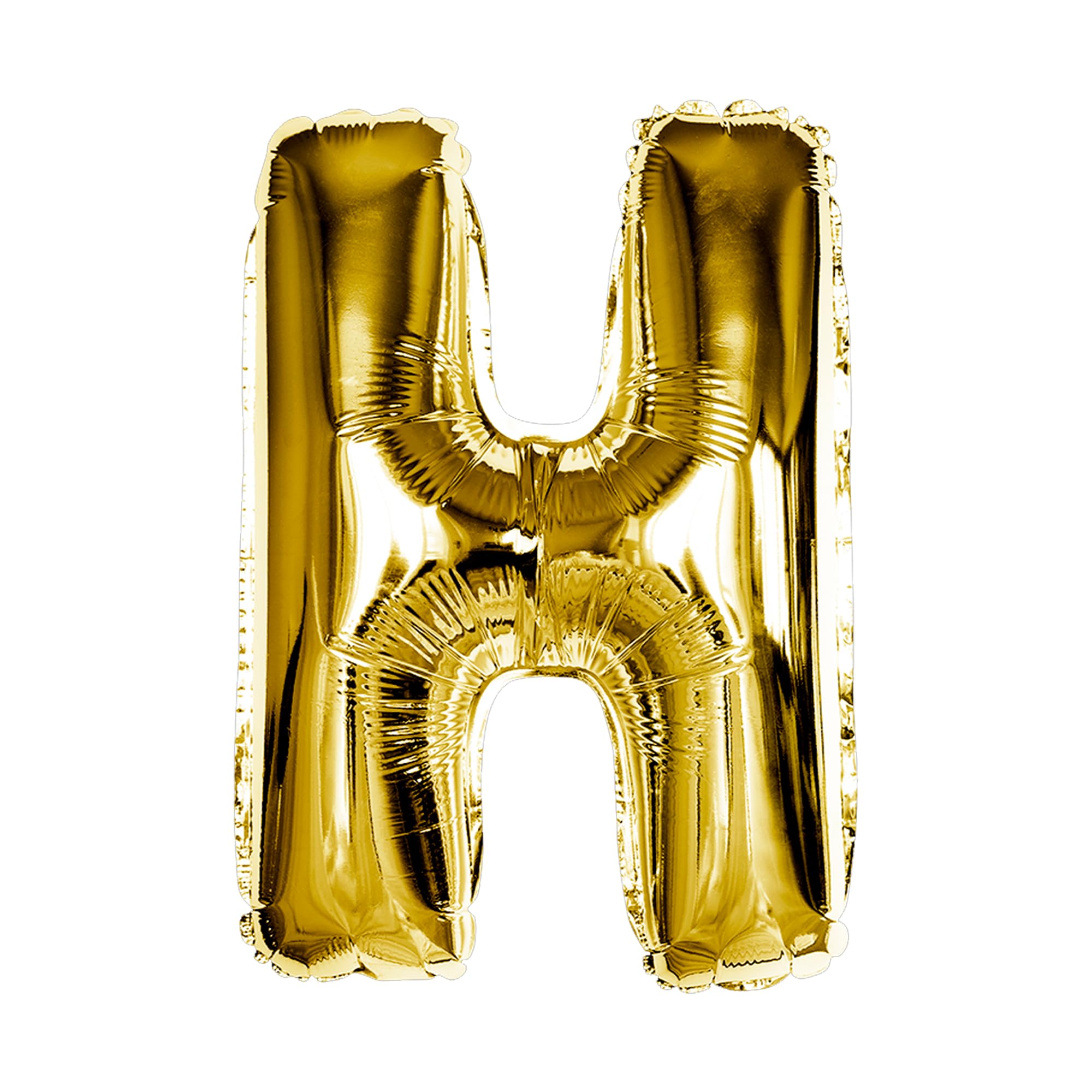 Gold H Letter Foil Balloon