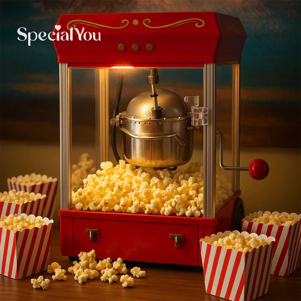 Popcorn Counter At Kids Birthday Party