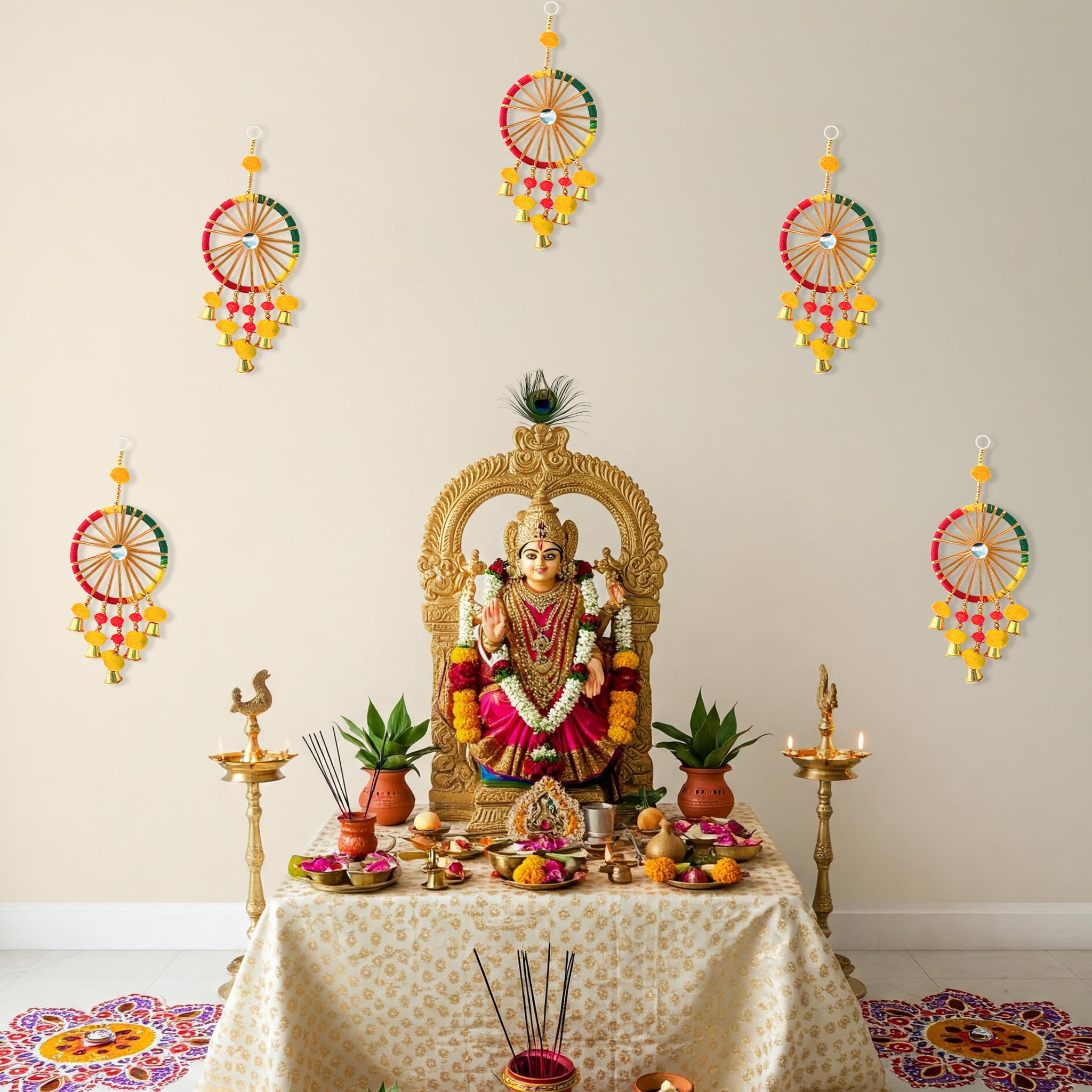 Shree Ganesha Chakra Decor-5pcs