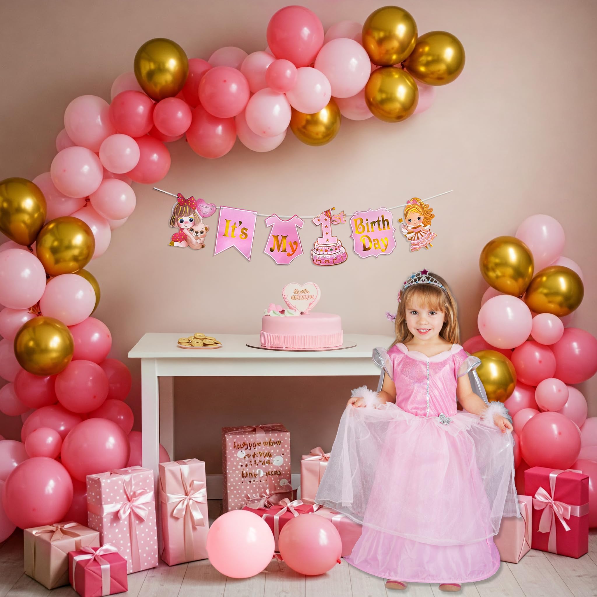 1st Birthday Decoration for Baby girl