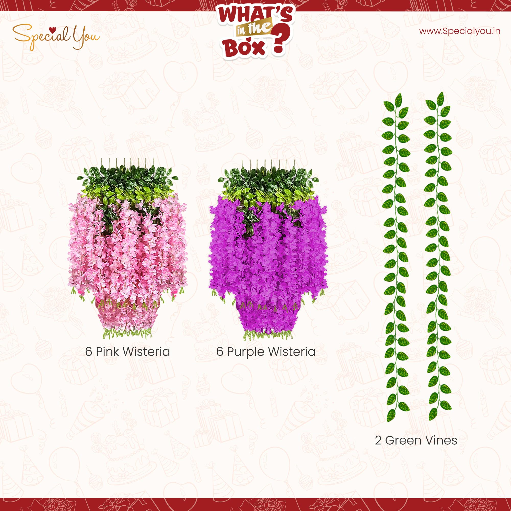 Pink Purple Ganpati Decor