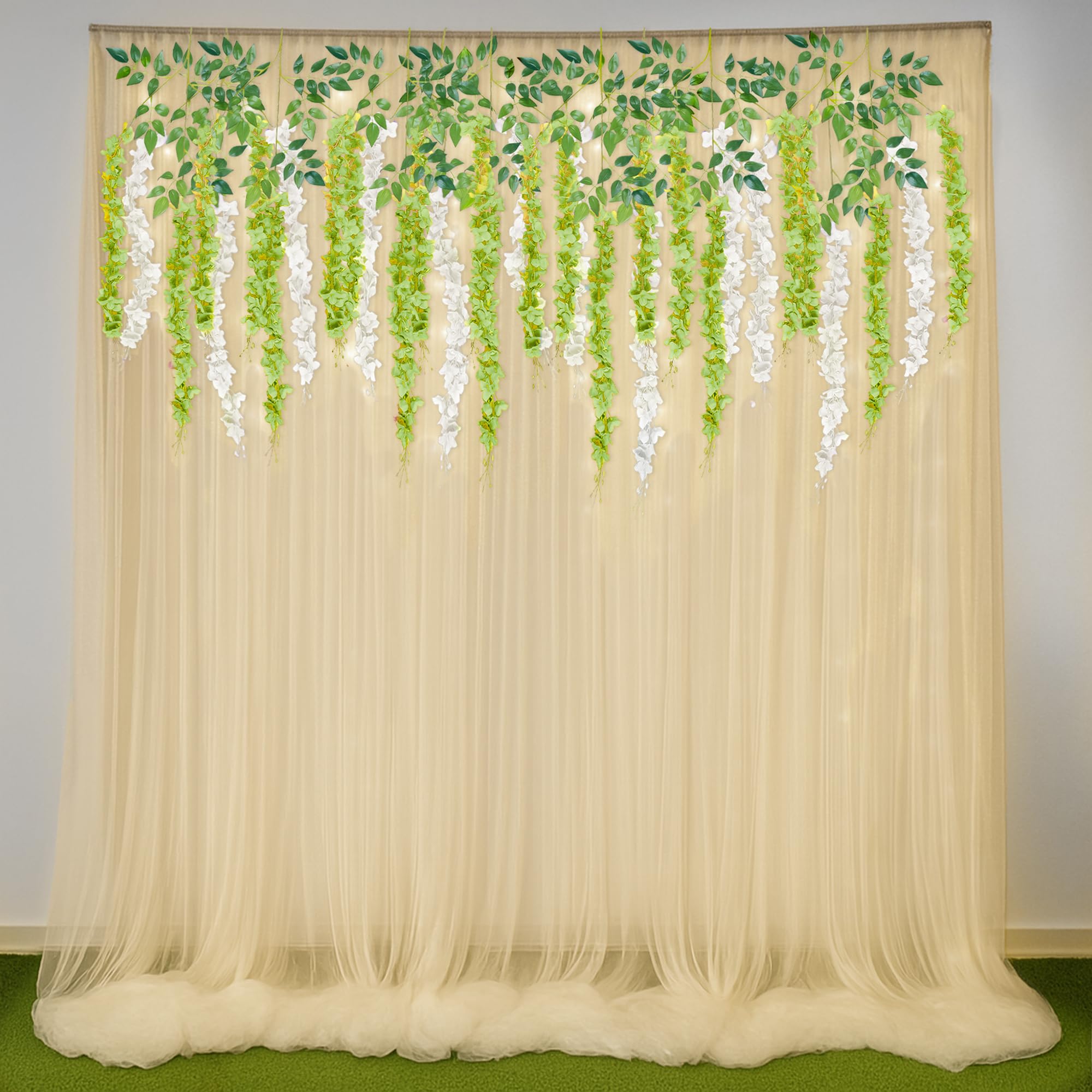 Ivory Green Ganpati Decor