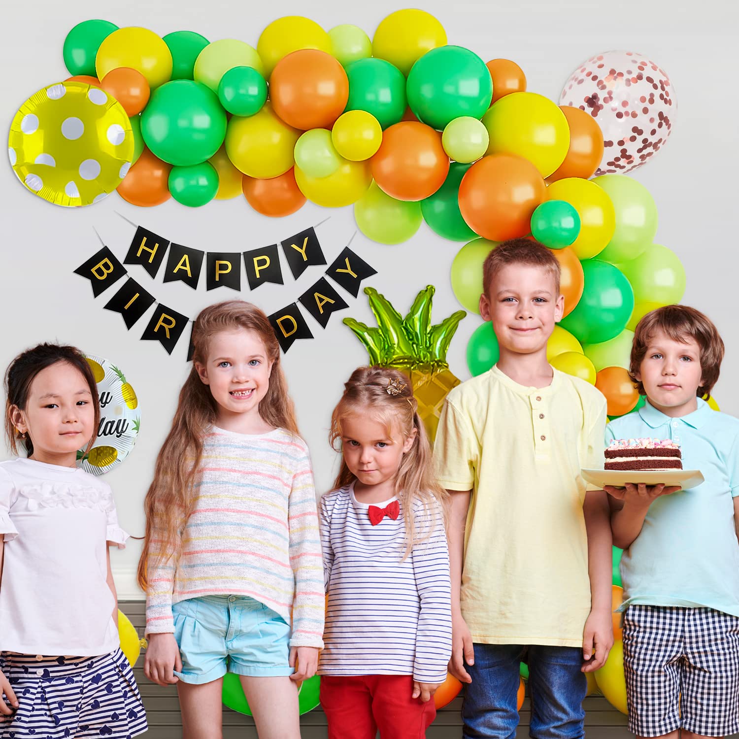 Pineapple Theme DIY Birthday Decoration kit