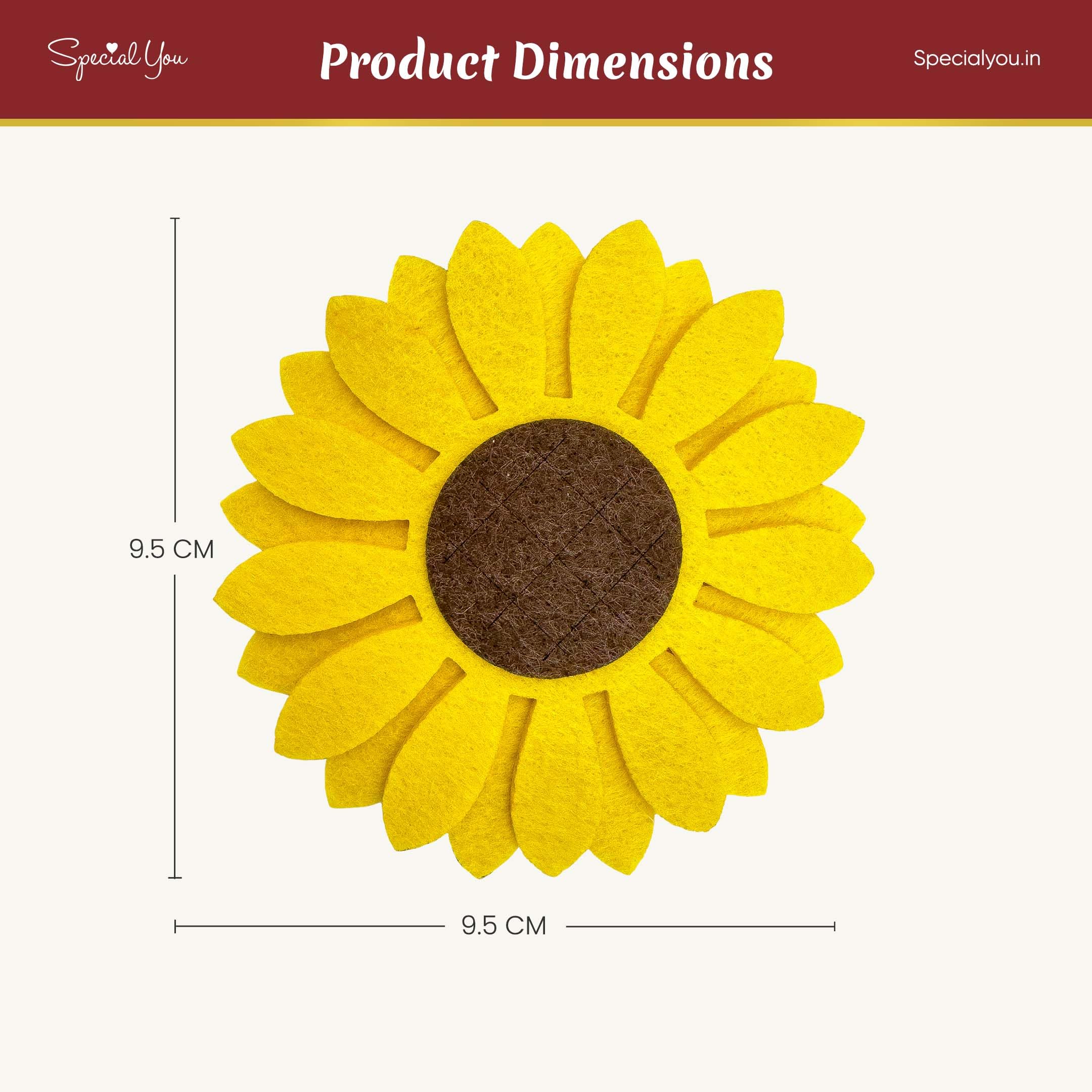 Festive Decor Artificial Sunflower