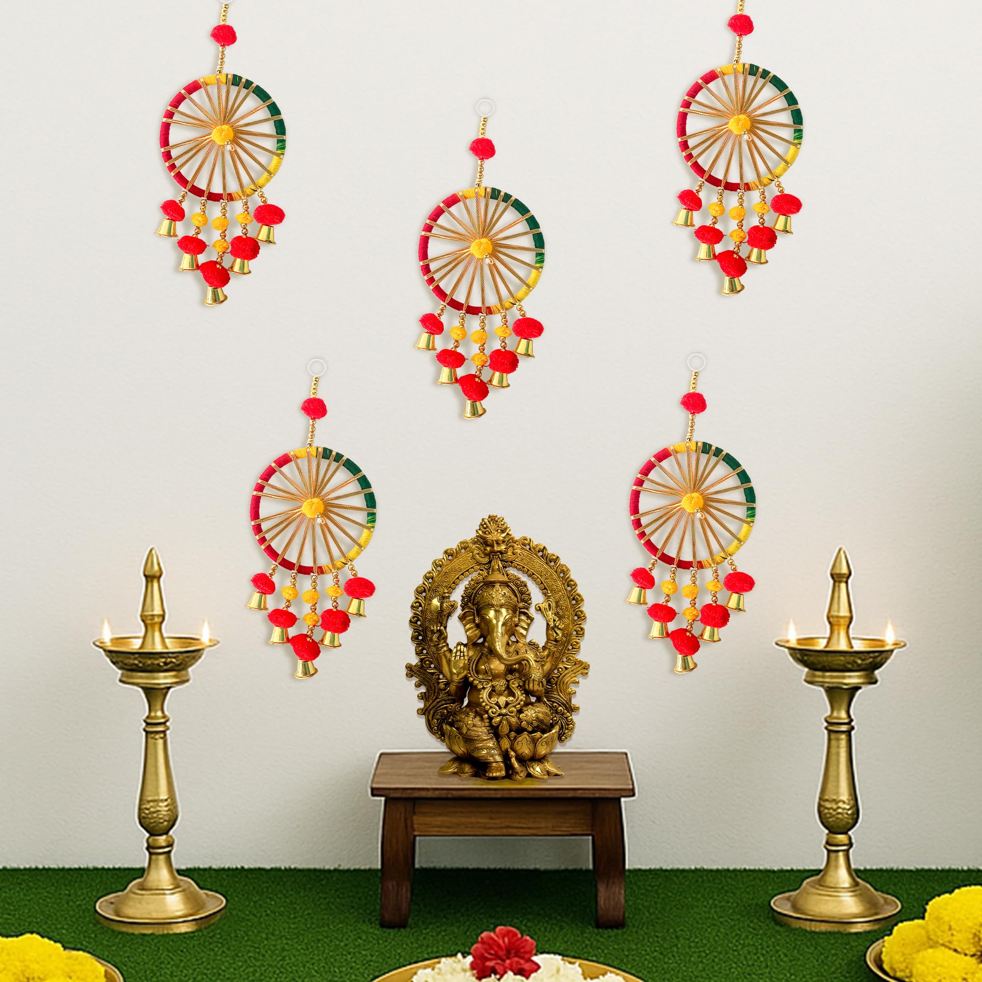 Shree Ganesha Chakra Decor-5pcs