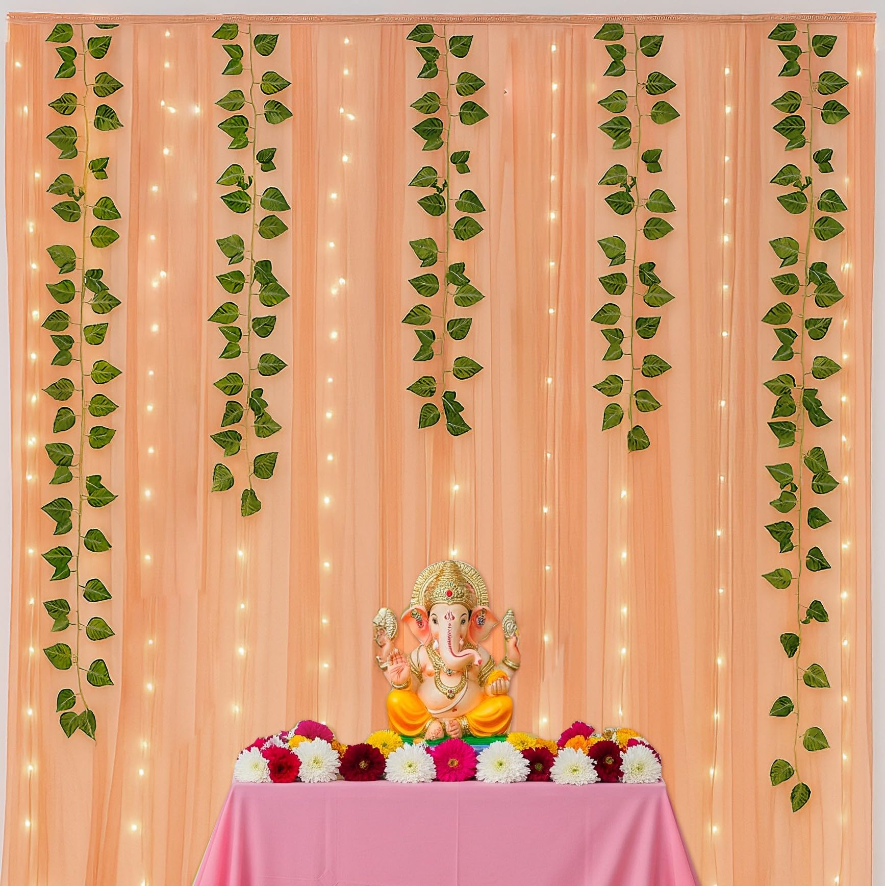 Ganpati Soft Glow Backdrop