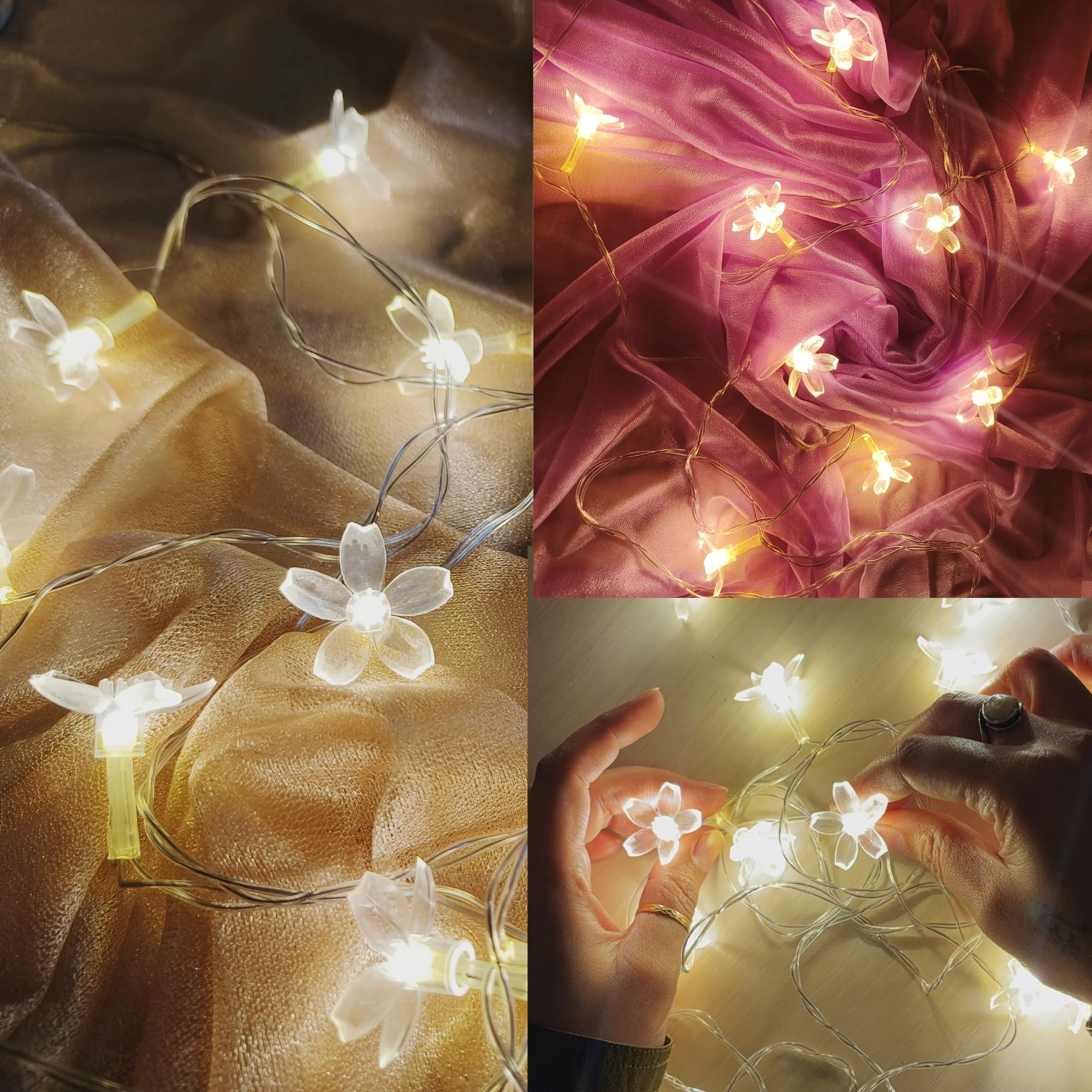 Golden Blossom Fairy light
