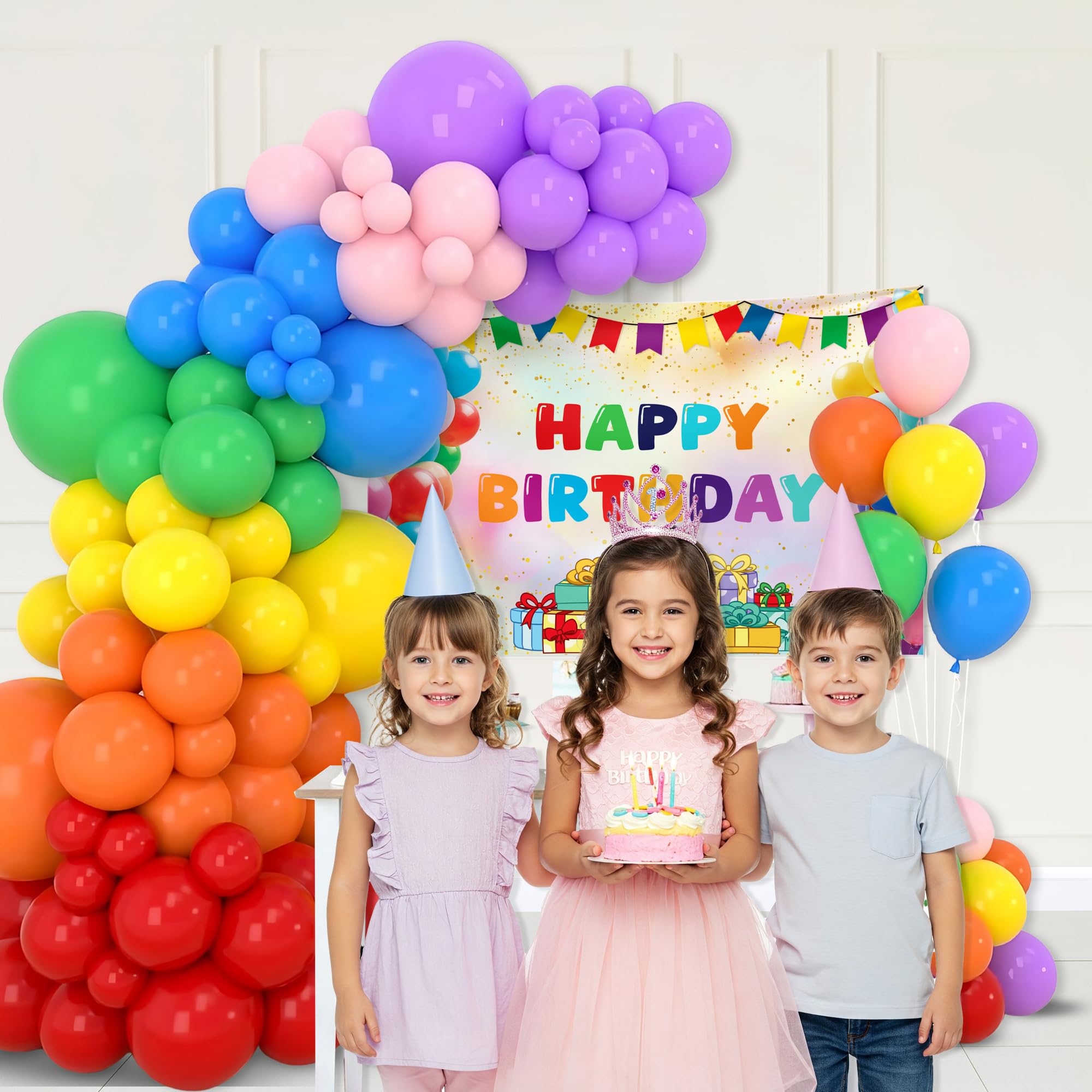 Multicolor Balloons Decoration Kit