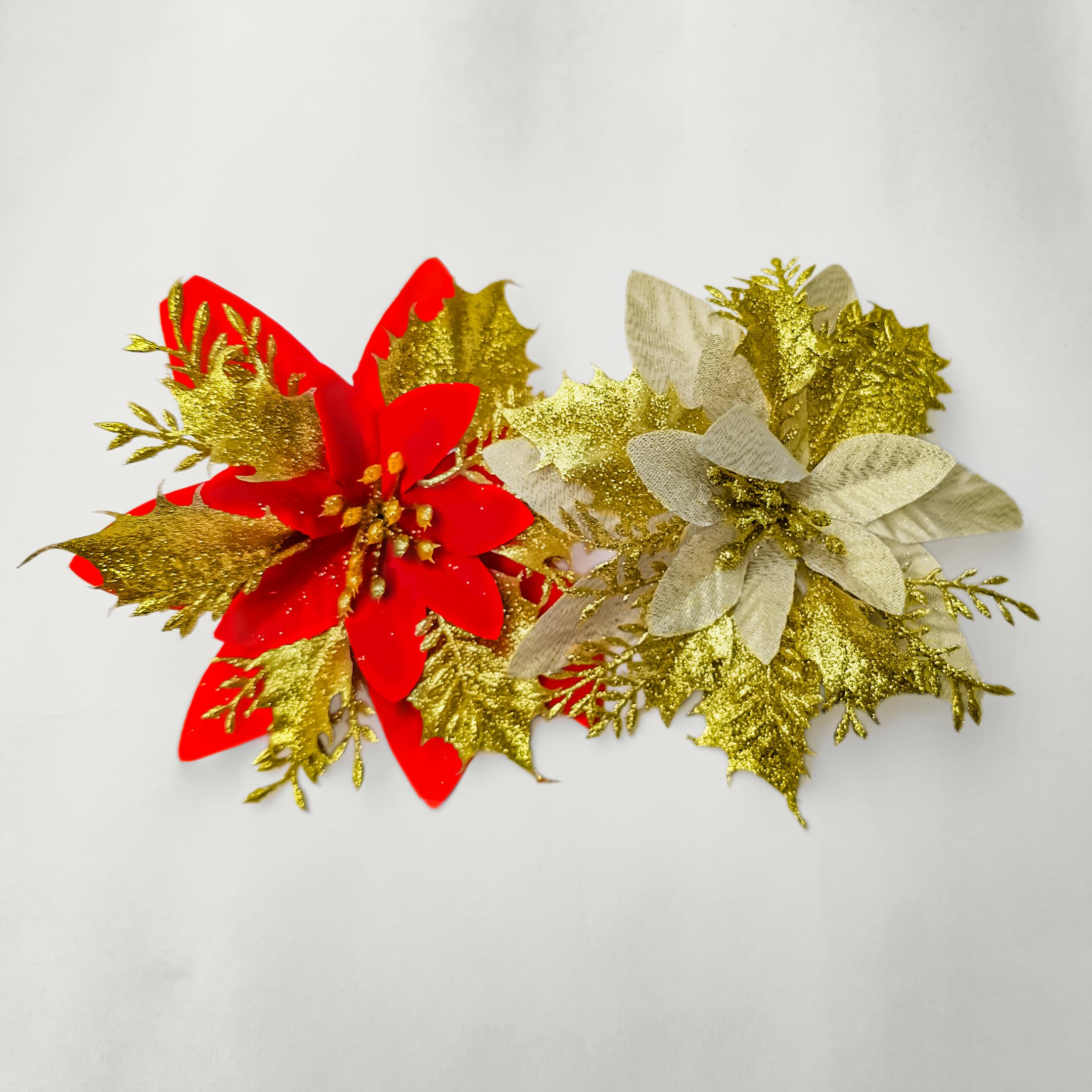 artificial poinsettias