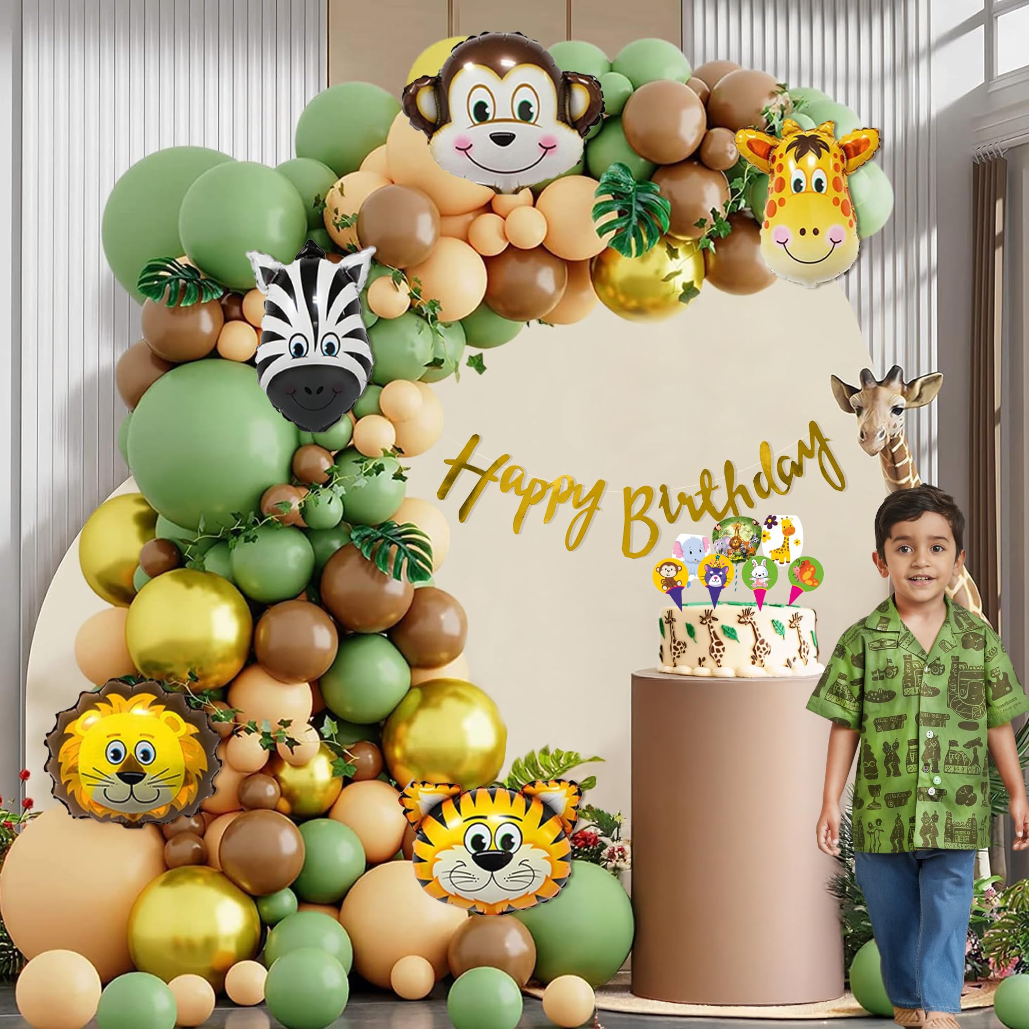 Jungle Theme Birthday Decoration kit