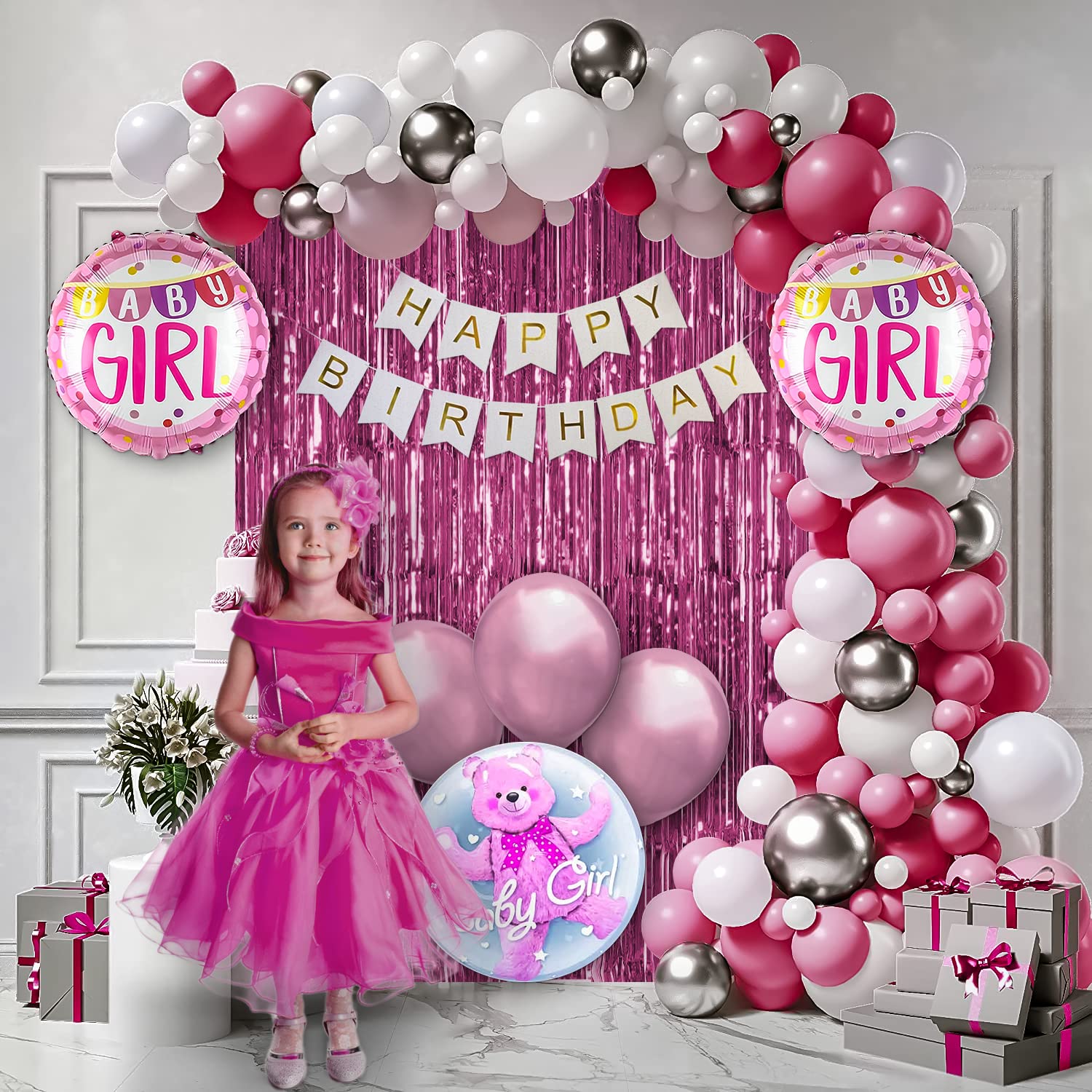 pink theme decoration